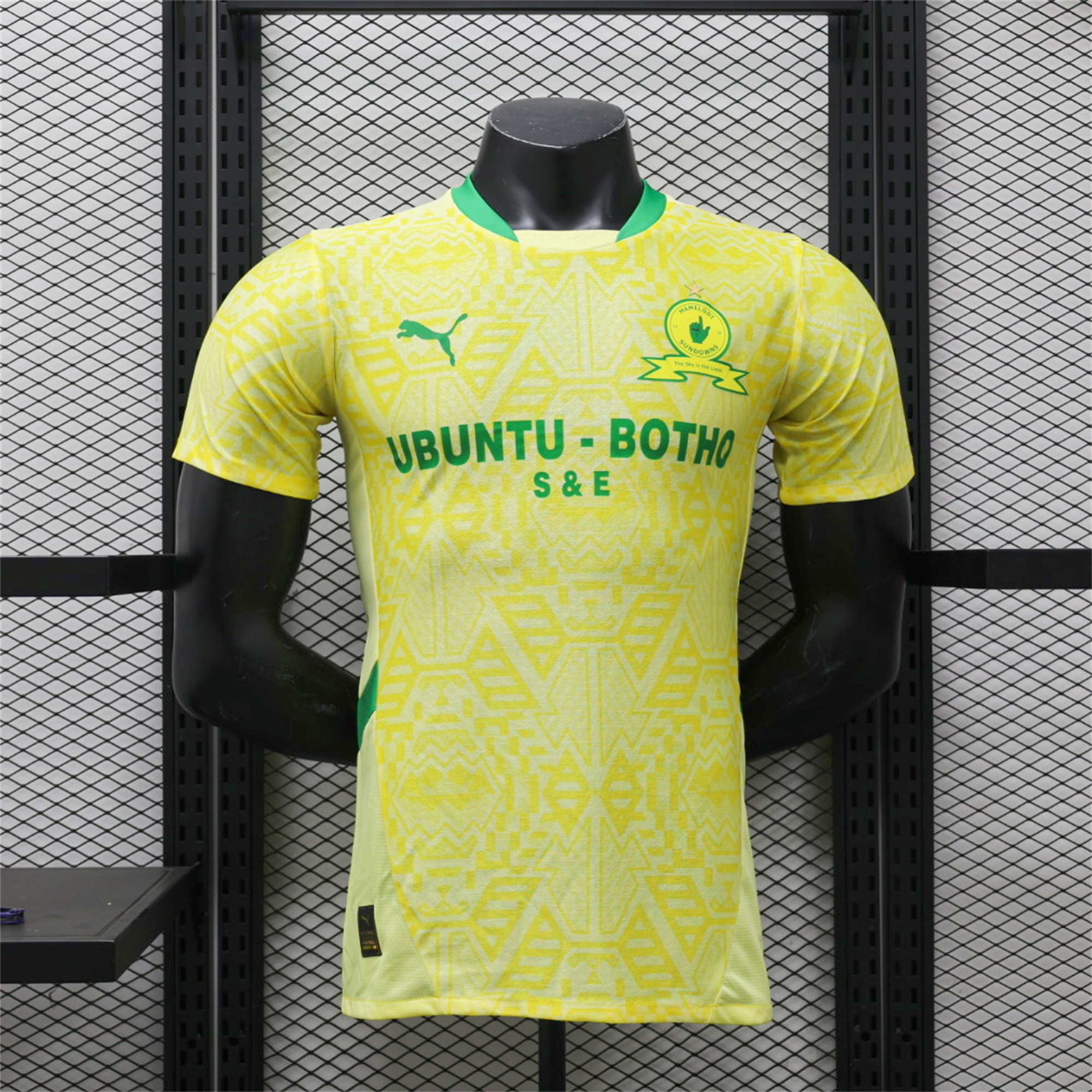 ManixJersey.com | Mamelodi Sundowns 24-25 Home Stadium Jersey - Player Version -Customize Name, Number and Patch | Worldwide Shipping