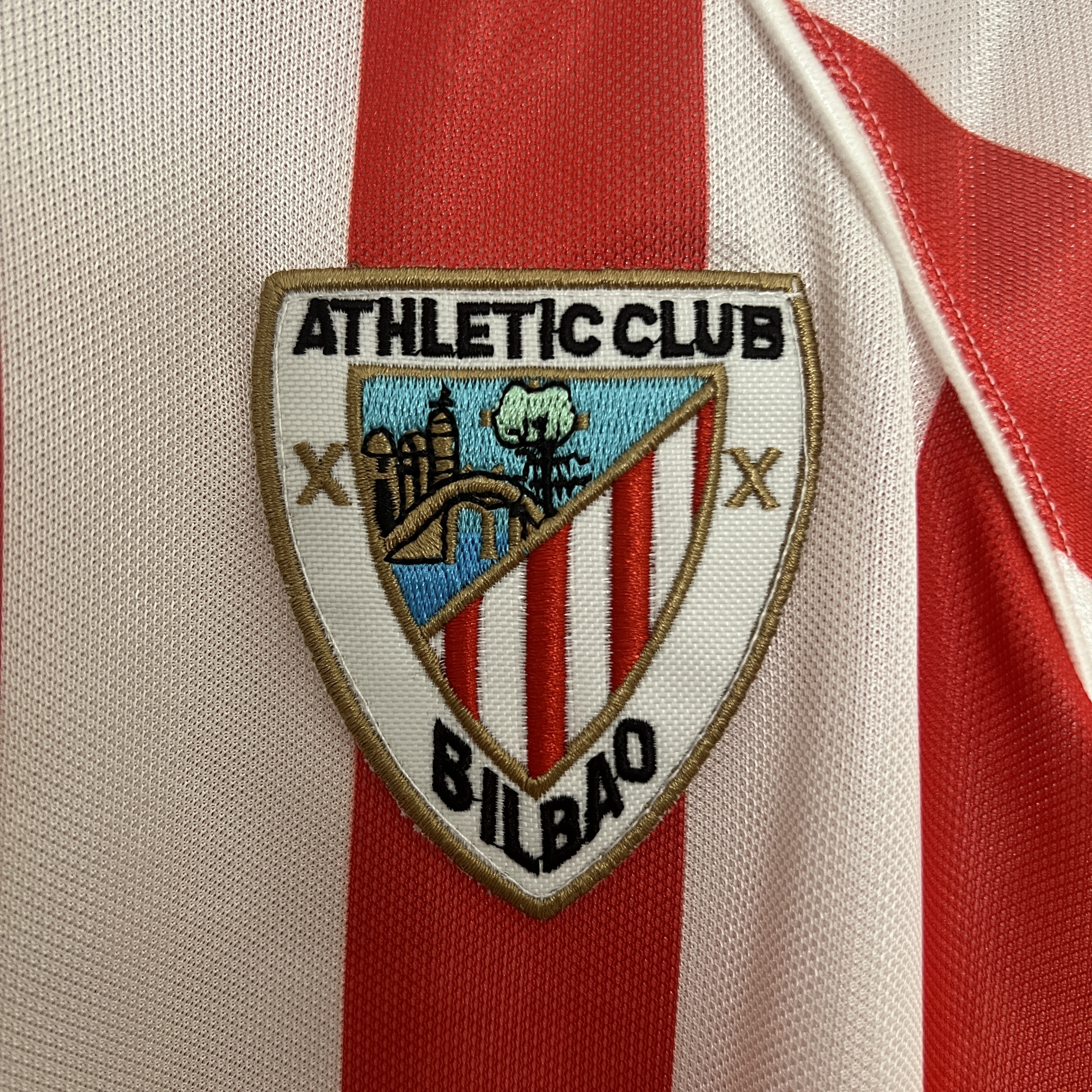 ManixJersey.com | Retro Athletic Bilbao 1997-98 100th Anniversary Home Stadium Jersey -Customize Name, Number and Patch | Worldwide Shipping