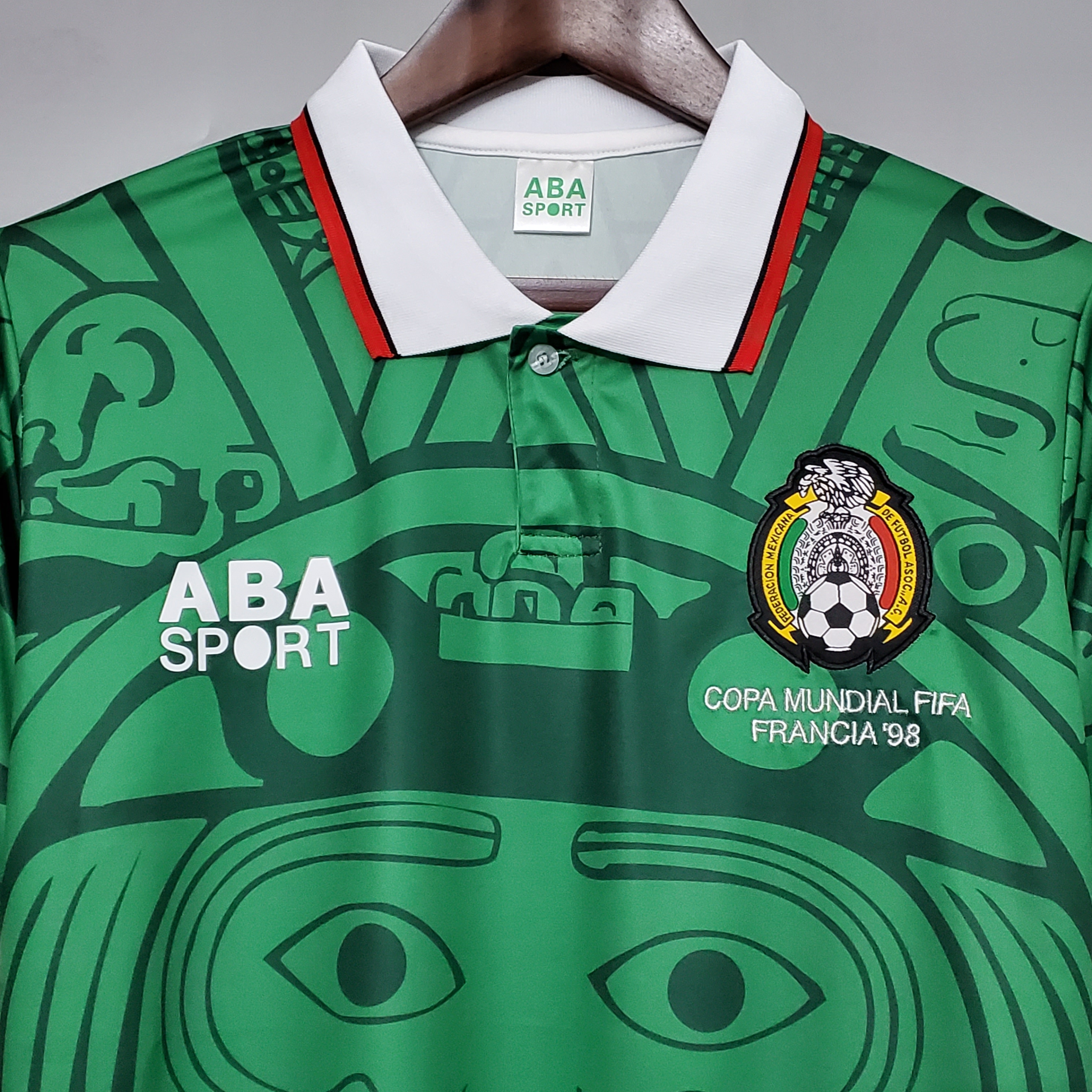 GlobeJersey-Retro Mexico 1998 Home Jersey