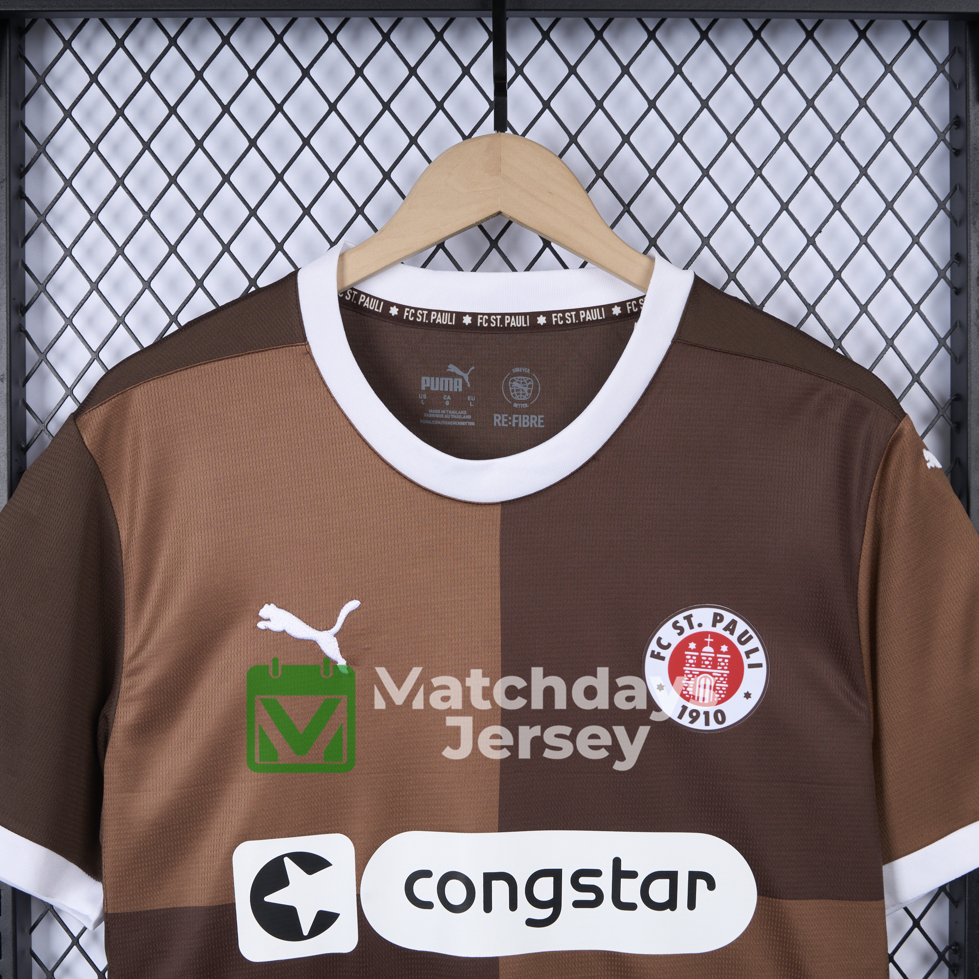 SIUjerseys-St. Pauli 24-25 Home Stadium Jersey - Fans Version