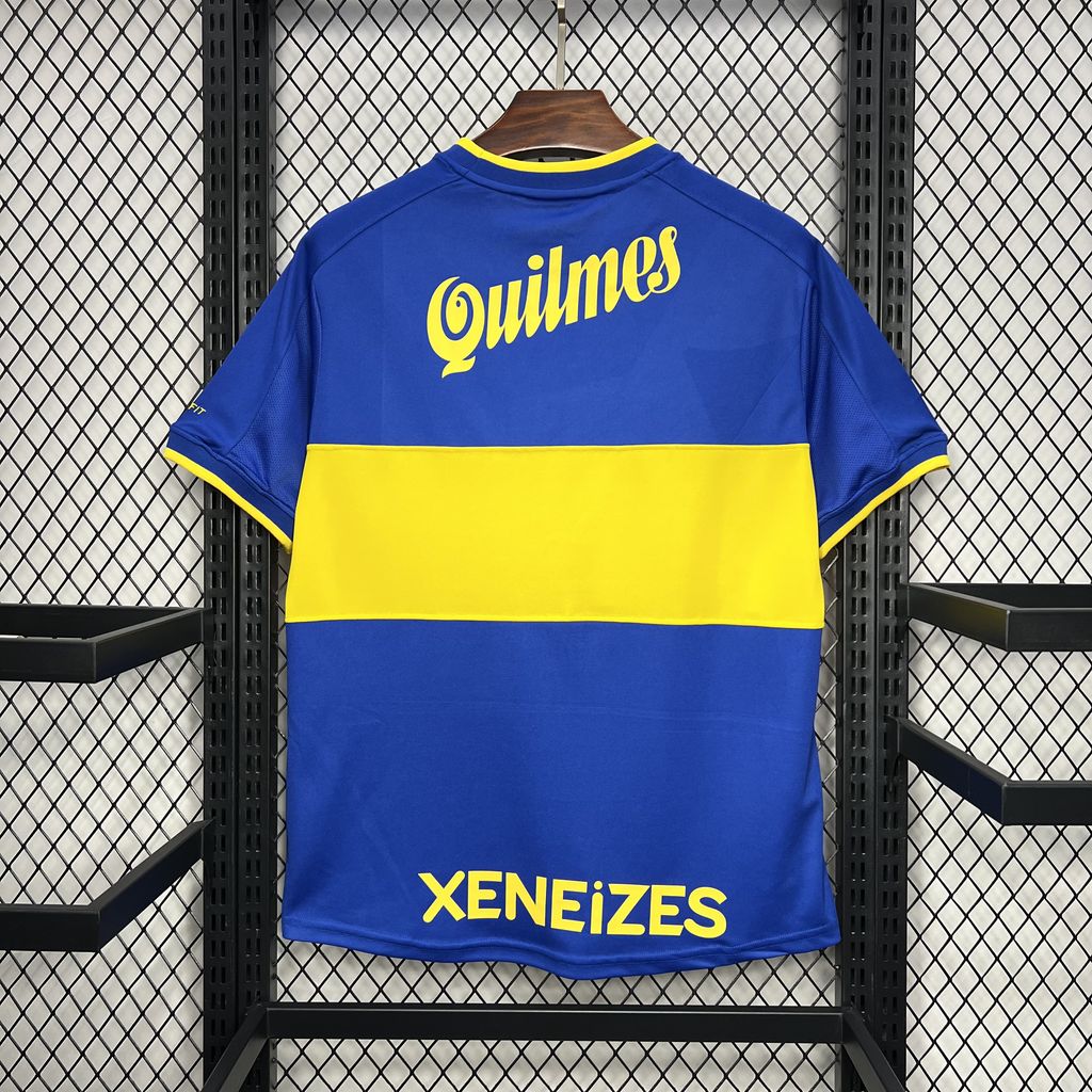 ManixJersey.com | Retro Boca Juniors 2000-01 Home Jersey -Customize Name, Number and Patch | Worldwide Shipping
