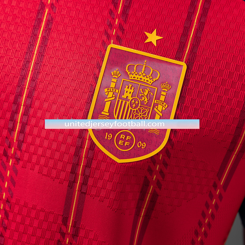 Spain 2026 Home Stadium Jersey - Player Version:football jersey mysite: unitedjerseyfootball 邓江浪:football