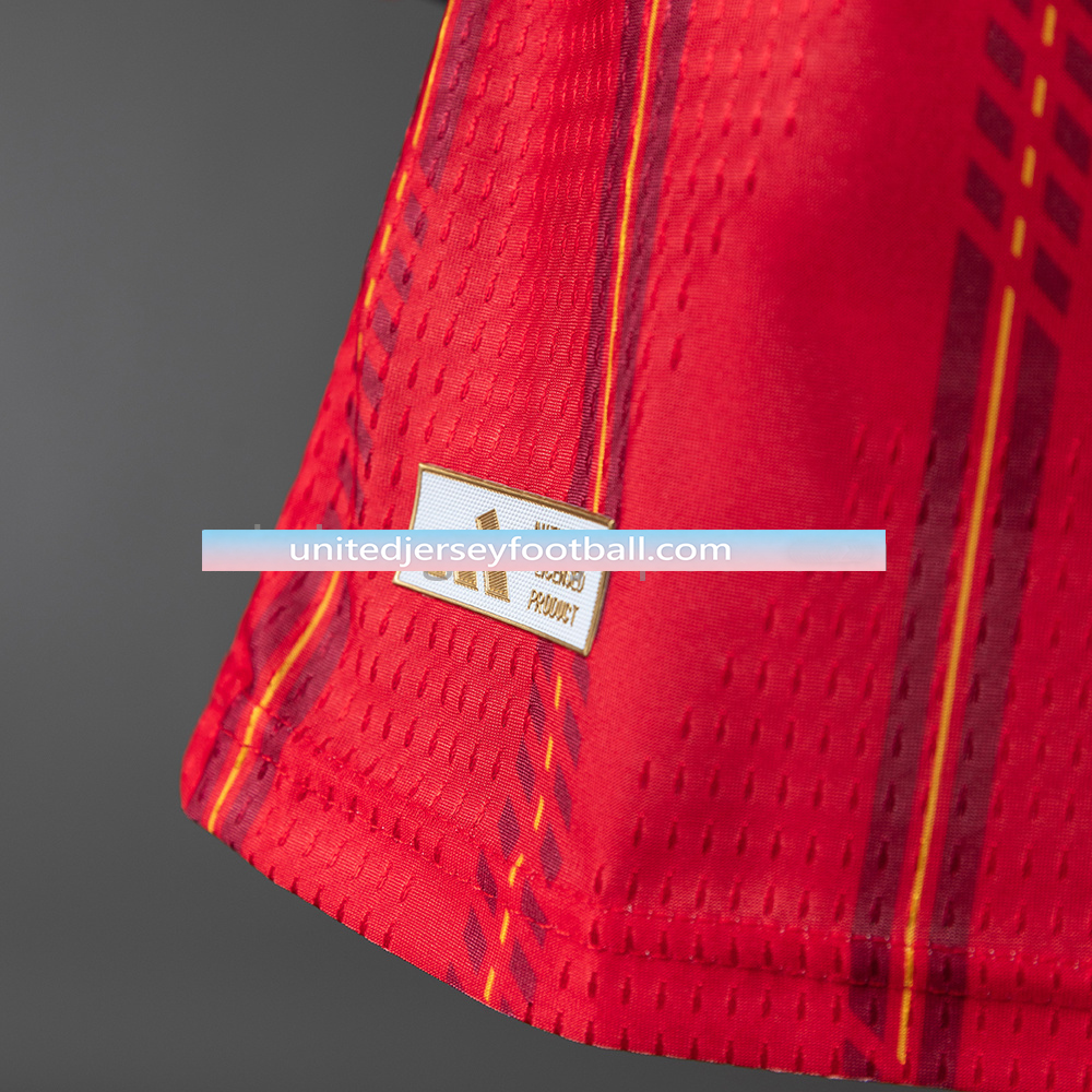 Spain 2026 Home Long-Sleeve - Player Version:football jersey mysite: unitedjerseyfootball 邓江浪:football