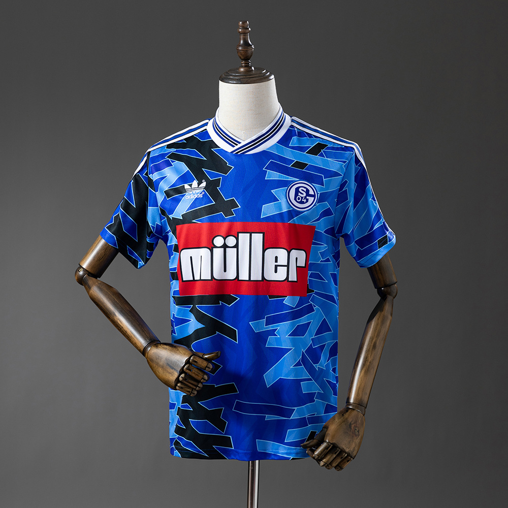 Schalke 04 93/94 Home Retro Jersey:football jersey mysite: unitedjerseyfootball 邓江浪:football