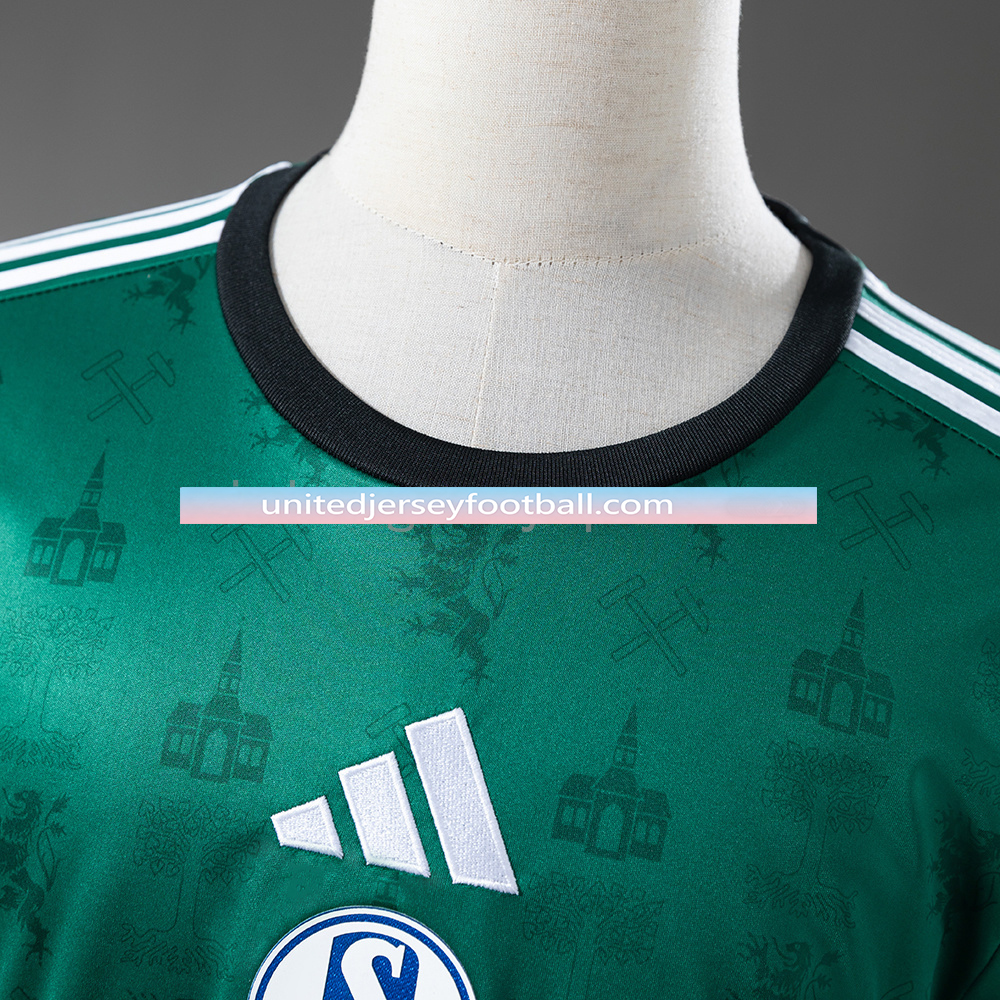 Schalke 04 25/26 Commemorative Edition - Green Jersey - Fans Version:football jersey mysite: unitedjerseyfootball 邓江浪:football