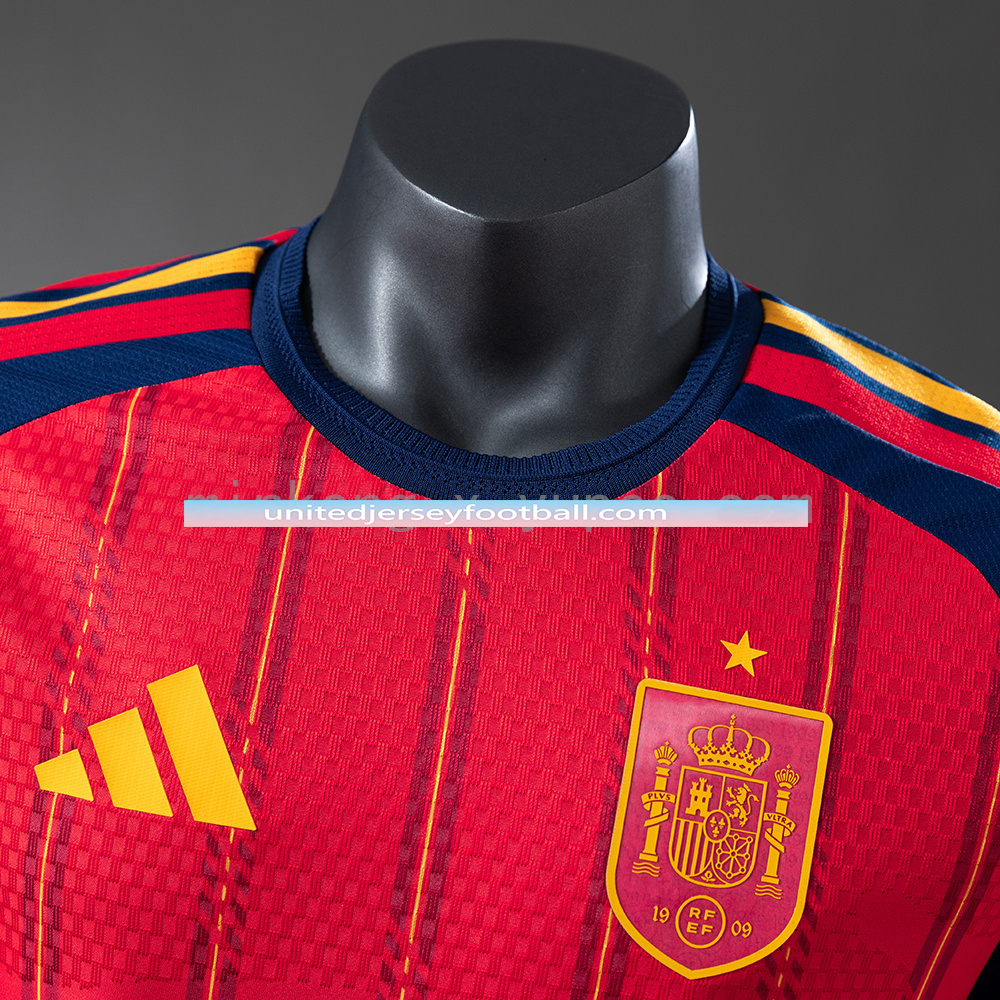 Spain 2026 Home Stadium Jersey - Player Version:football jersey mysite: unitedjerseyfootball 邓江浪:football