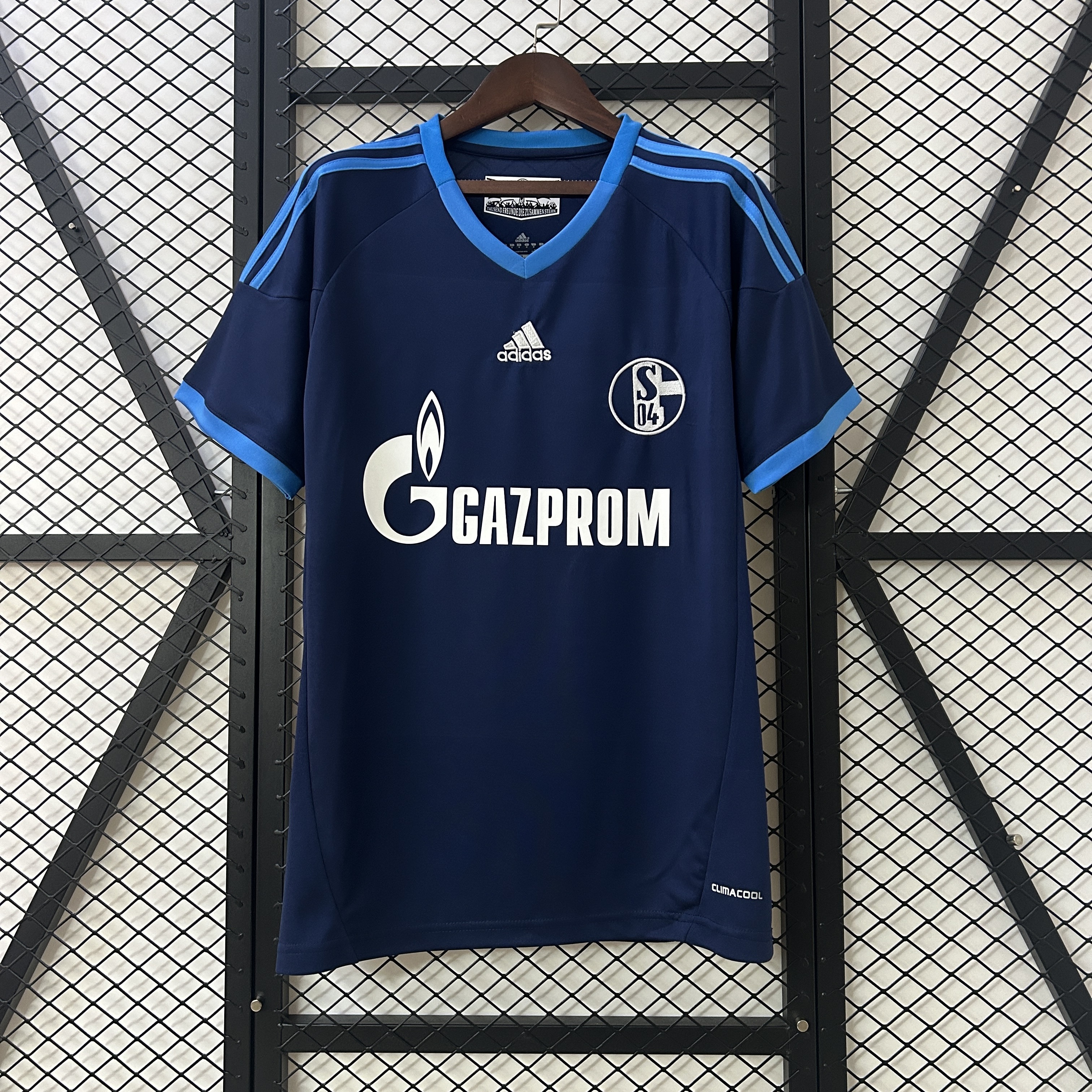 Retro Schalke 04 10/11 Away- Fans Version:football jersey mysite: unitedjerseyfootball 邓江浪:football