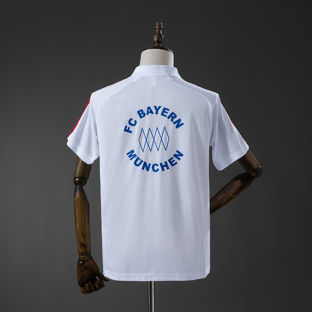 Bayern Munich 25/26 POLO - White:football jersey mysite: unitedjerseyfootball 邓江浪:football