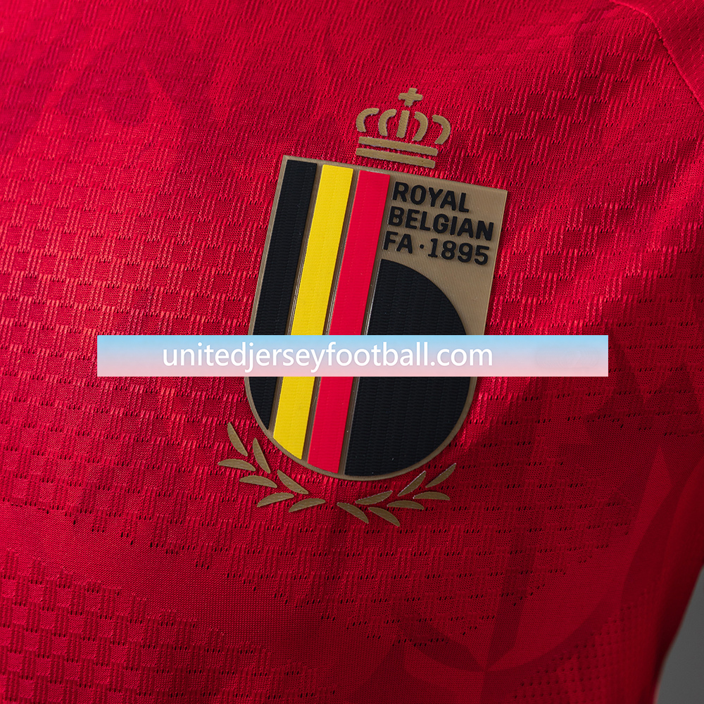Belgium 2026 Home Stadium Jersey - Player Version:football jersey mysite: unitedjerseyfootball 邓江浪:football