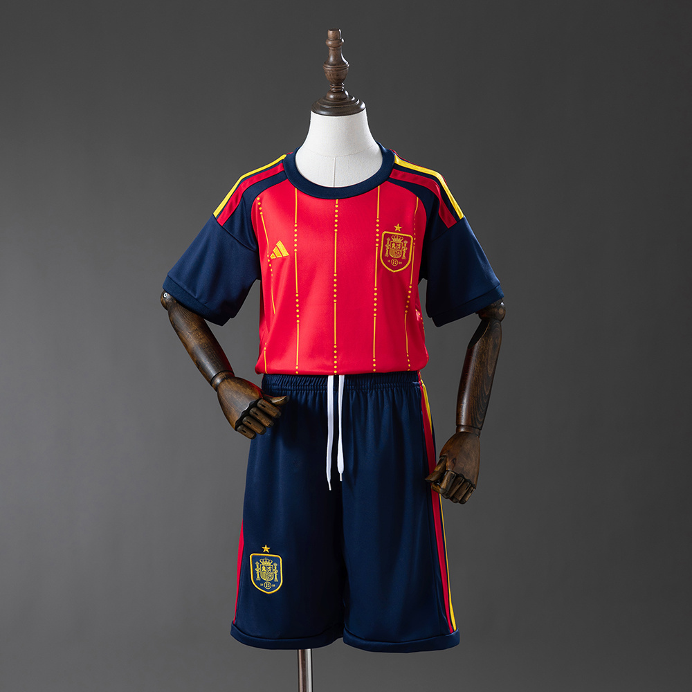 Spain 2026 Home Stadium Kids Kit:football jersey mysite: unitedjerseyfootball 邓江浪:football