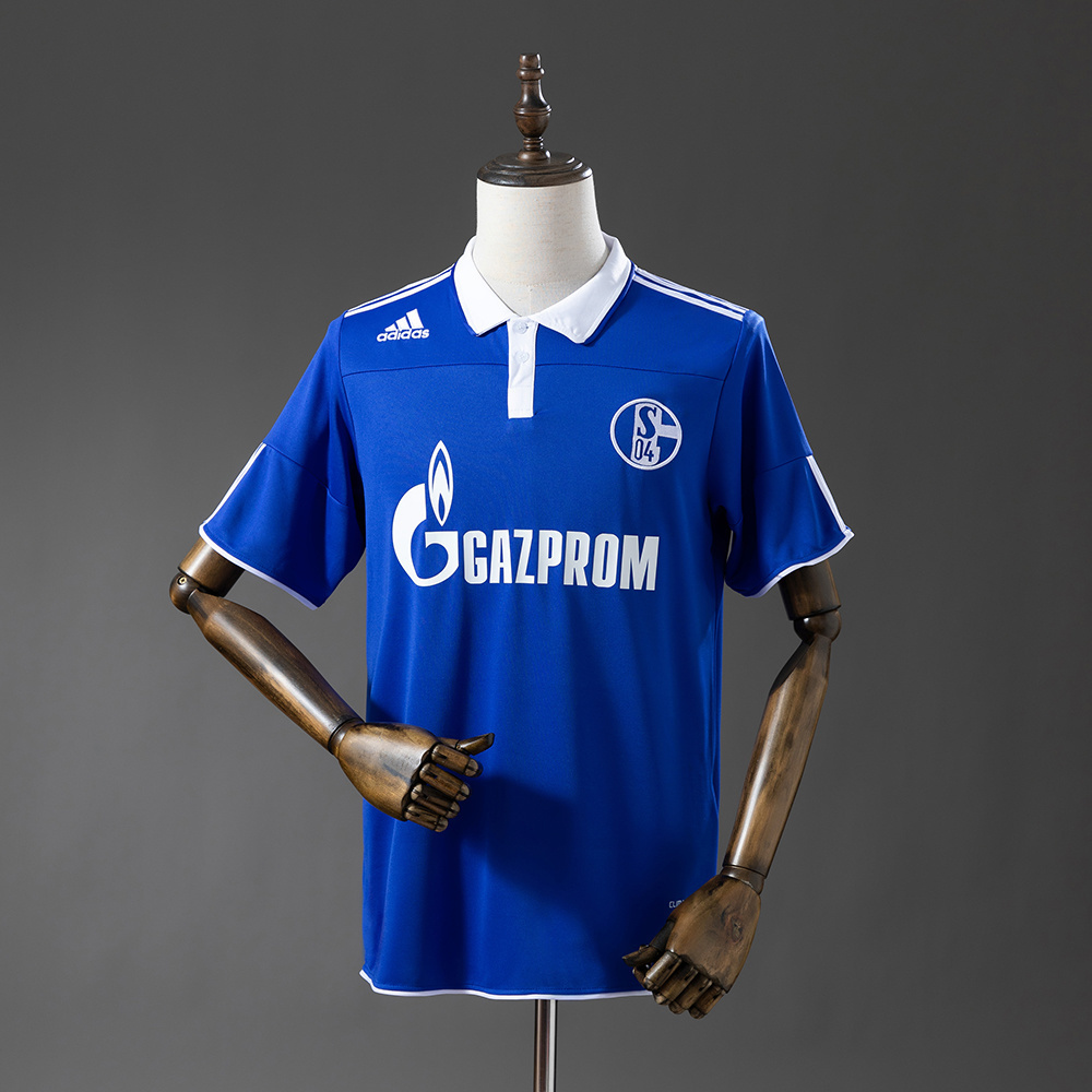 Retro Schalke 04 10/11 Home:football jersey mysite: unitedjerseyfootball 邓江浪:football