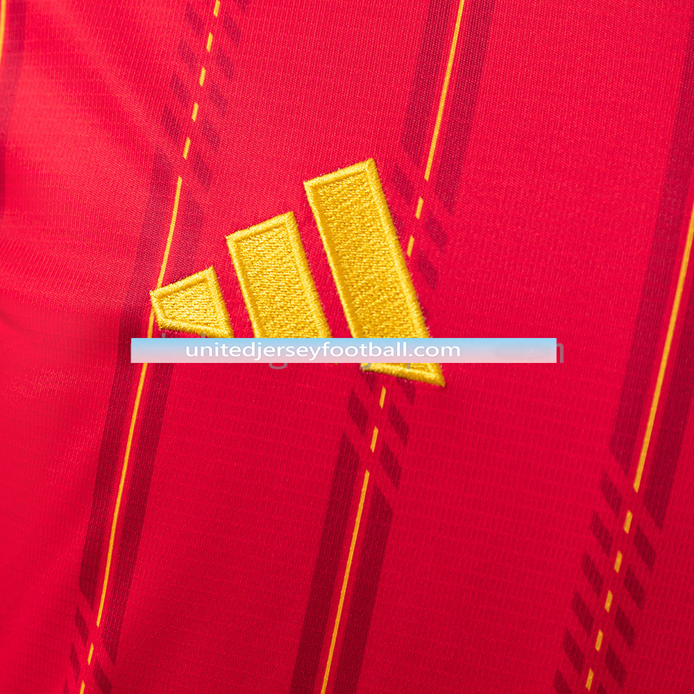 Spain 2026 Home Long-Sleeve Jersey - Fans Version:football jersey mysite: unitedjerseyfootball 邓江浪:football
