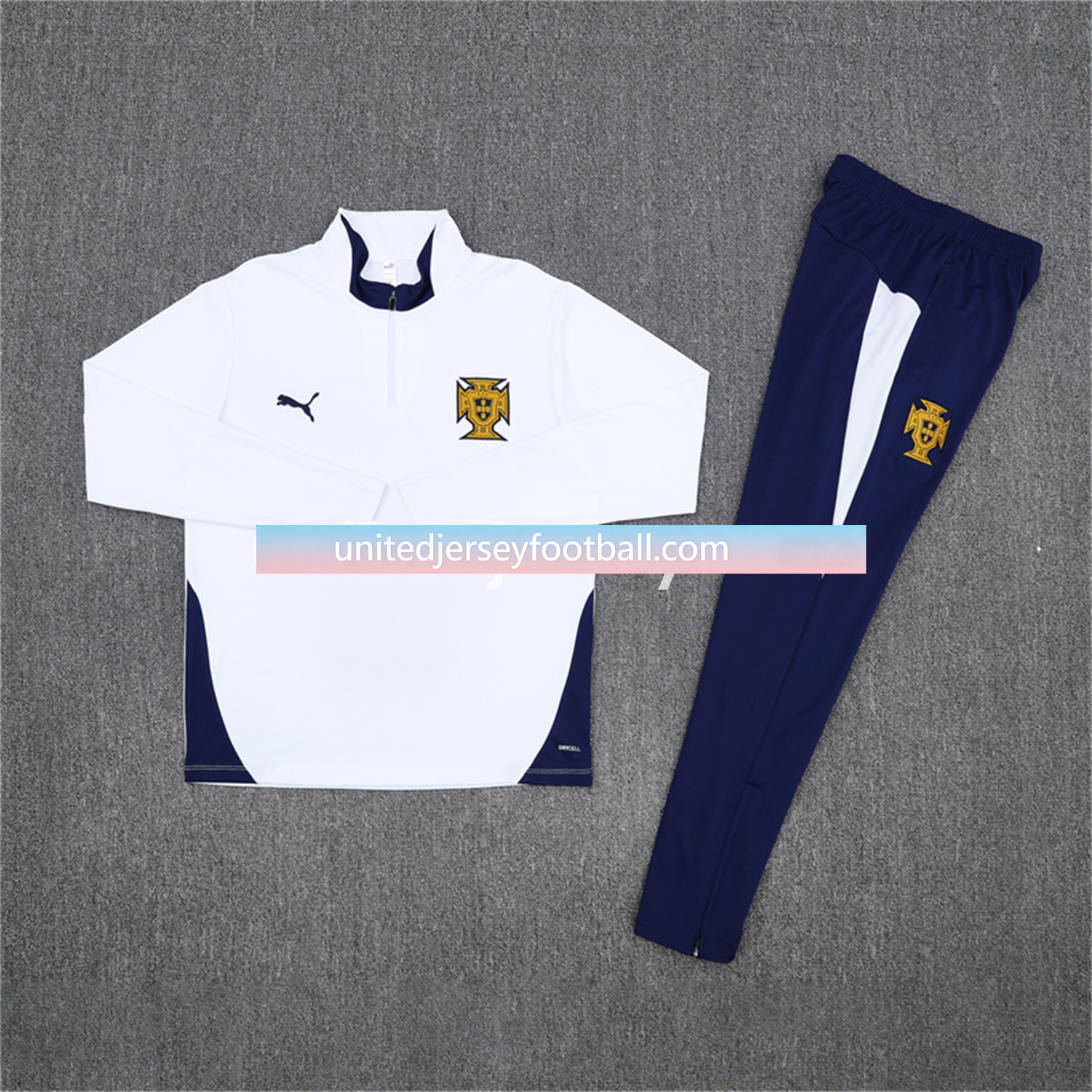Portugal 25-26 Long Sleeve Training Set - White:football jersey mysite: unitedjerseyfootball 邓江浪:football