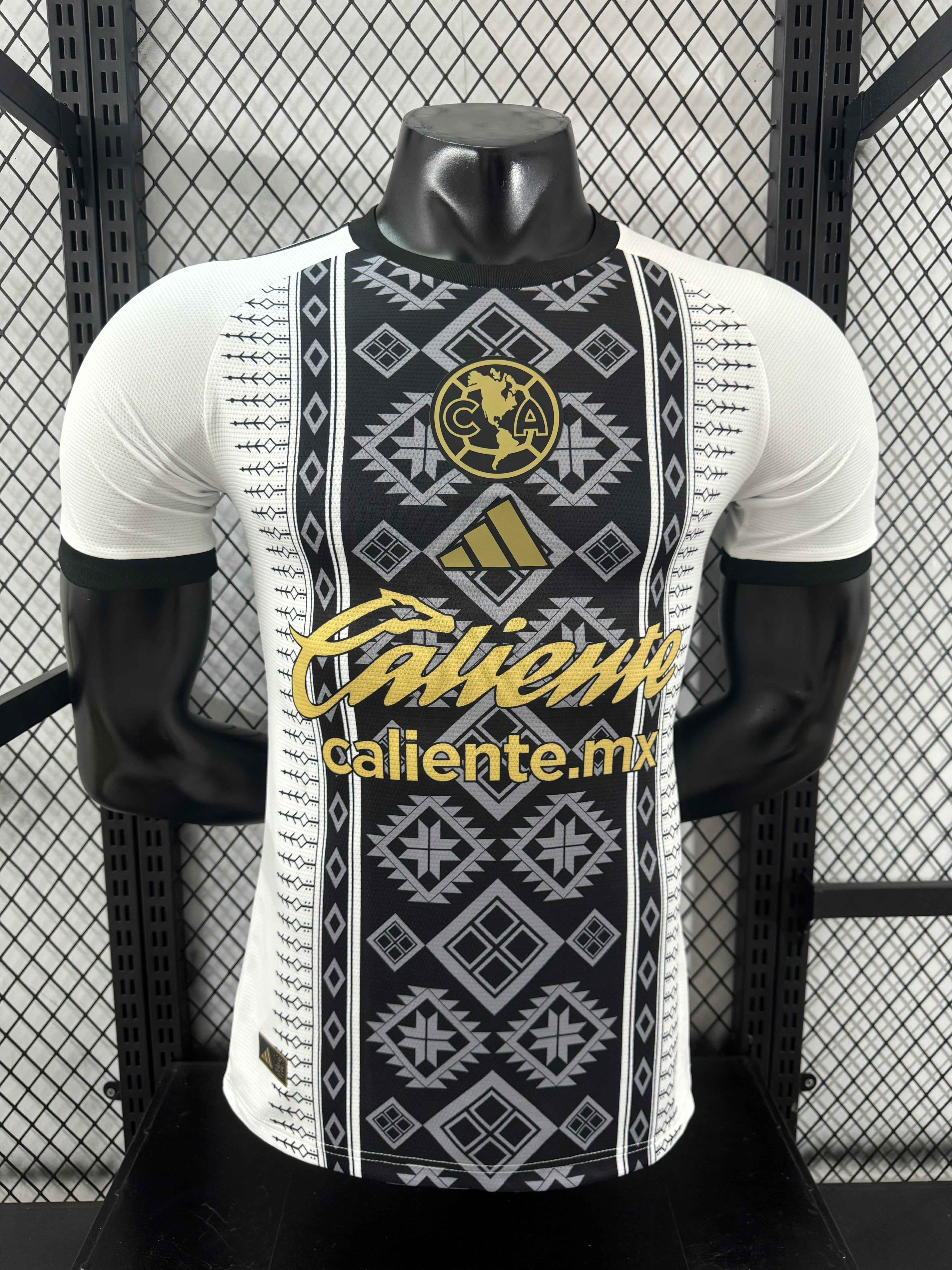 Club América 25-26 Black Totem Pattern White Special Jersey - Player Version:football jersey mysite: unitedjerseyfootball 邓江浪:football