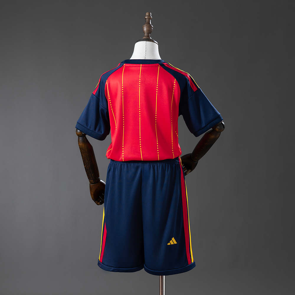 Spain 2026 Home Stadium Kids Kit:football jersey mysite: unitedjerseyfootball 邓江浪:football