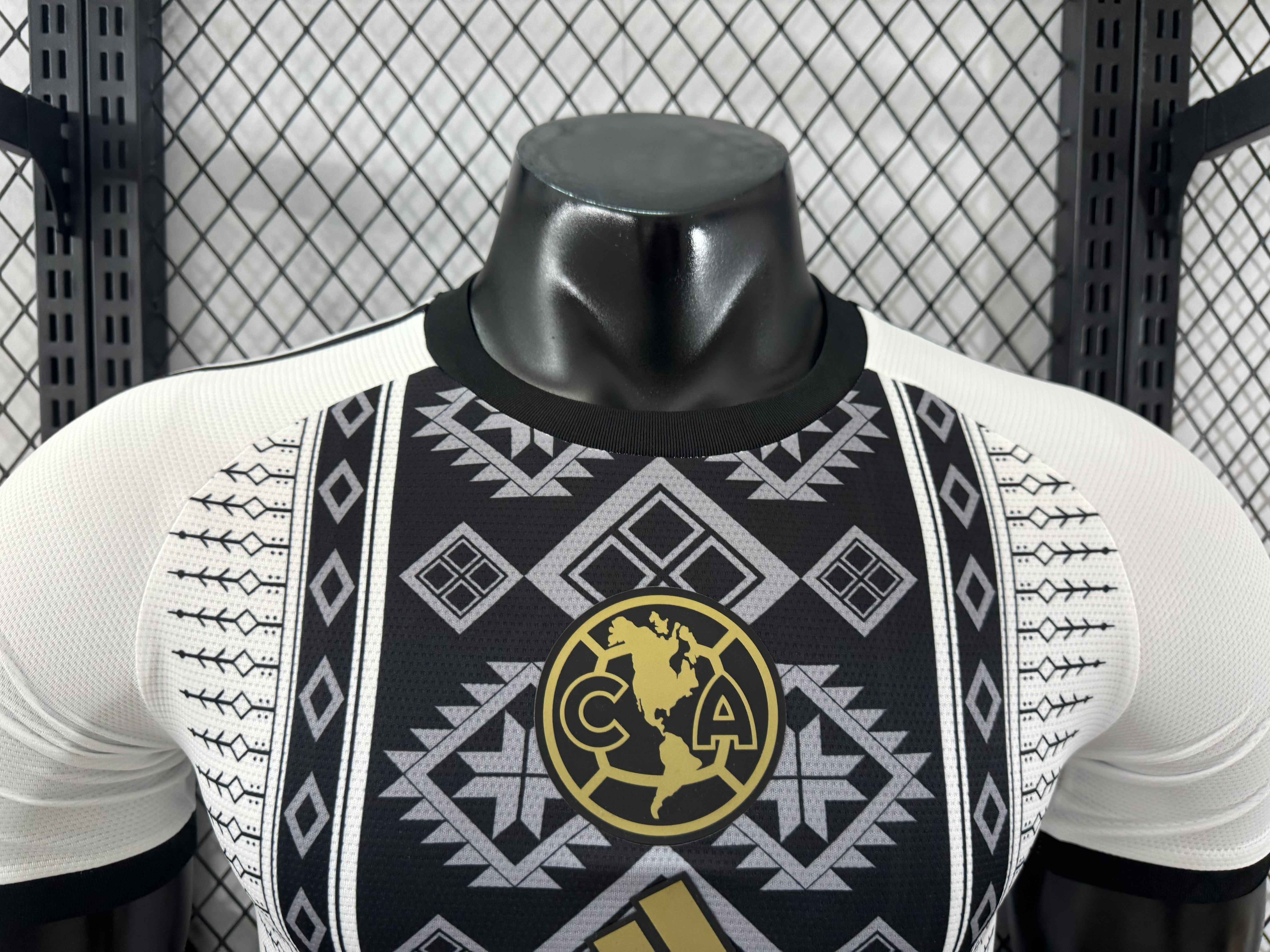 Club América 25-26 Black Totem Pattern White Special Jersey - Player Version:football jersey mysite: unitedjerseyfootball 邓江浪:football