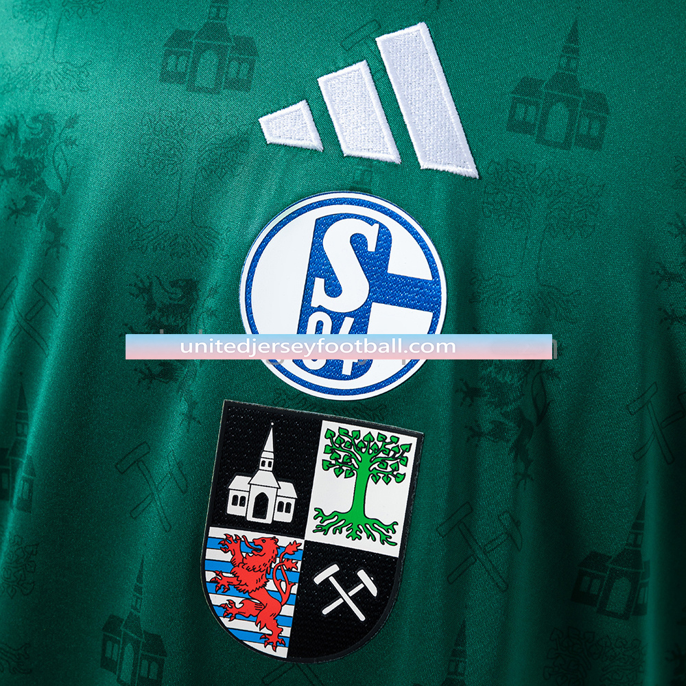 Schalke 04 25/26 Commemorative Edition - Green Jersey - Fans Version:football jersey mysite: unitedjerseyfootball 邓江浪:football