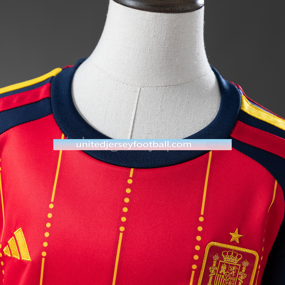 Spain 2026 Home Stadium Kids Kit:football jersey mysite: unitedjerseyfootball 邓江浪:football