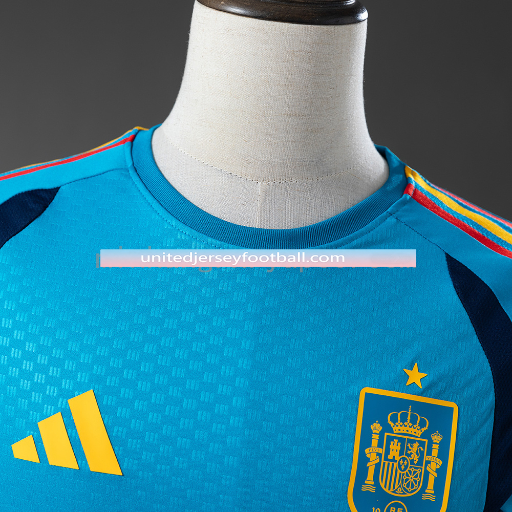 Spain 26/27 Training - Blue Jersey - Fans Version:football jersey mysite: unitedjerseyfootball 邓江浪:football