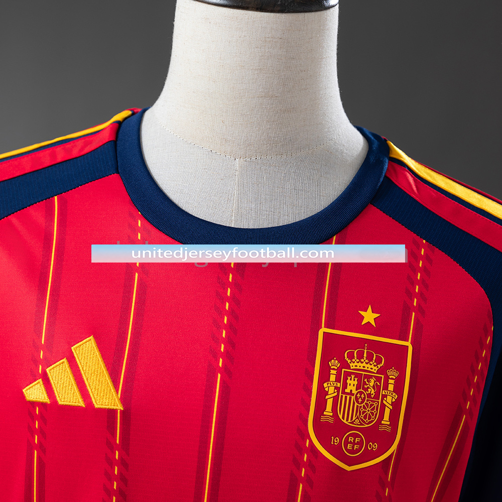 Spain's 2026 home football jersey - Fans Version:football jersey mysite: unitedjerseyfootball 邓江浪:football
