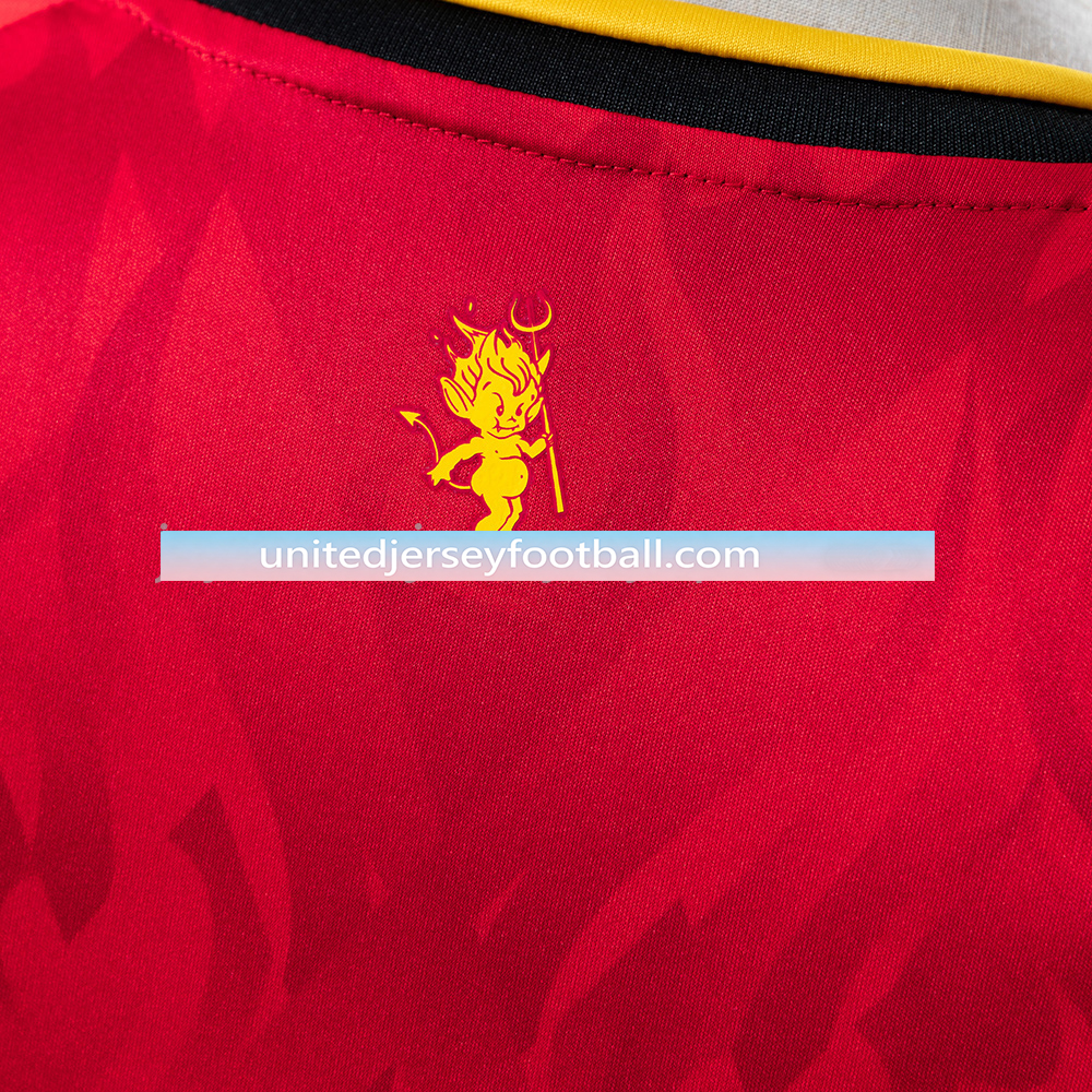 Belgium 2026 Home Stadium Long Sleeve Jersey - Player Version:football jersey mysite: unitedjerseyfootball 邓江浪:football