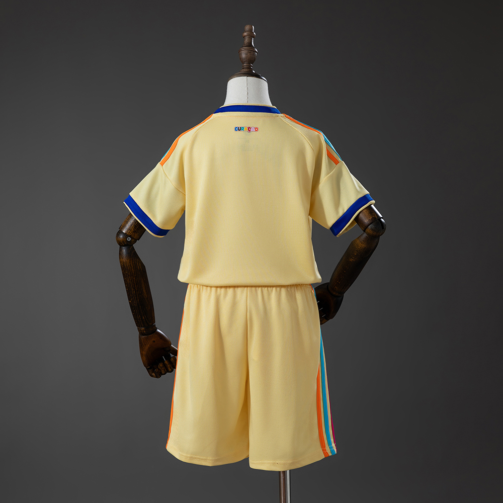Curacao 2026 Away Kids Kit Jersey:football jersey mysite: unitedjerseyfootball 邓江浪:football