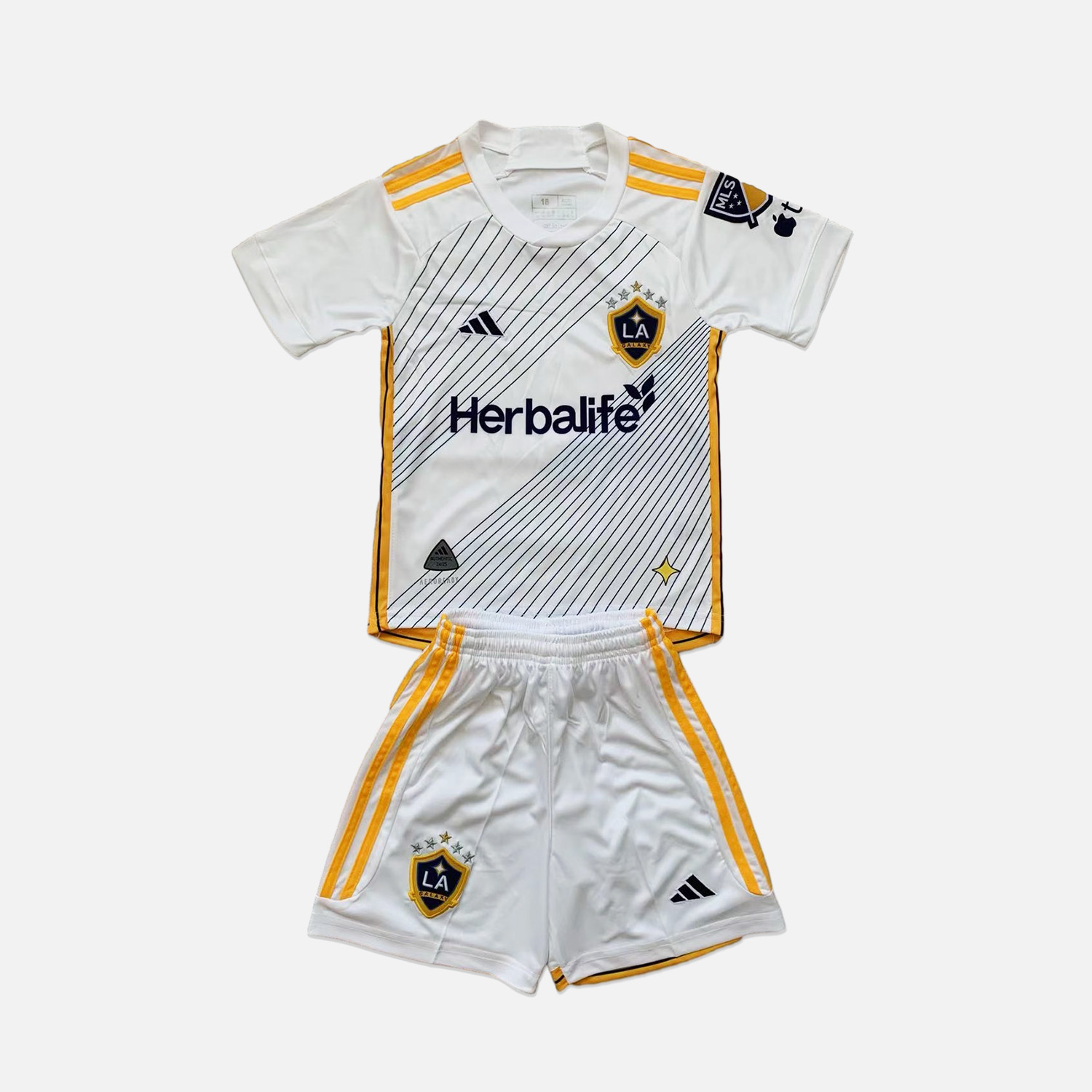 ManixJersey.com | LA Galaxy 2024 Home Men's Adult Jersey Set - Fans Version -Customize Name, Number and Patch | Worldwide Shipping