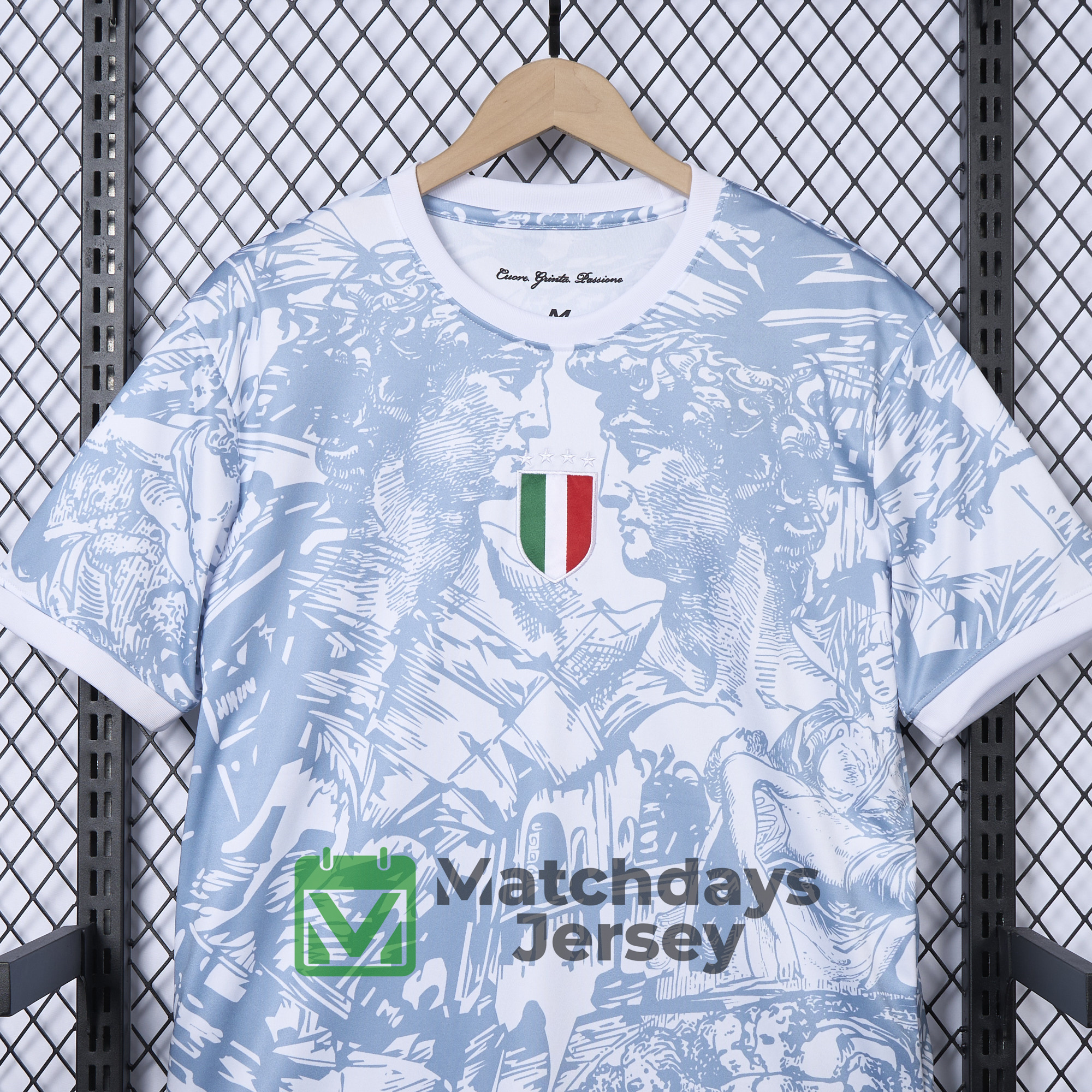 Funinjersey-Italy 2024 White Special Edition Jersey - Fans Version