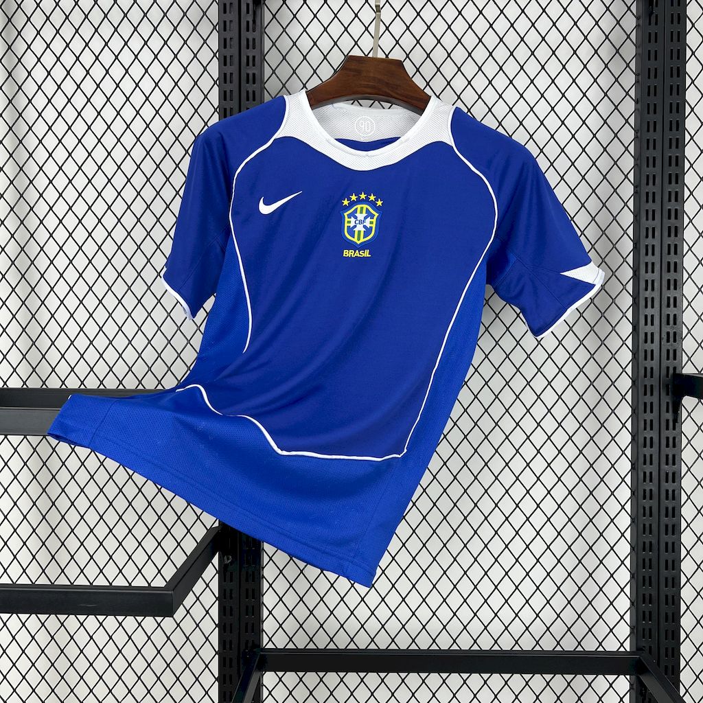 SIUjerseys-Retro Brazil 2004 Away Jersey