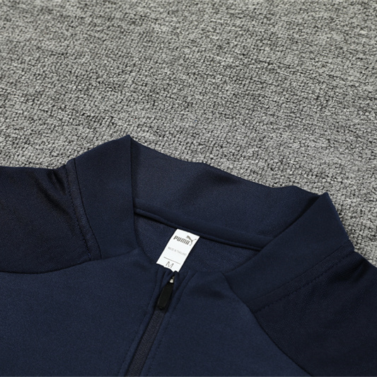 ManixJersey.com | Marseille 24-25 Long Sleeve Training Set - Royal Blue -Customize Name, Number and Patch | Worldwide Shipping