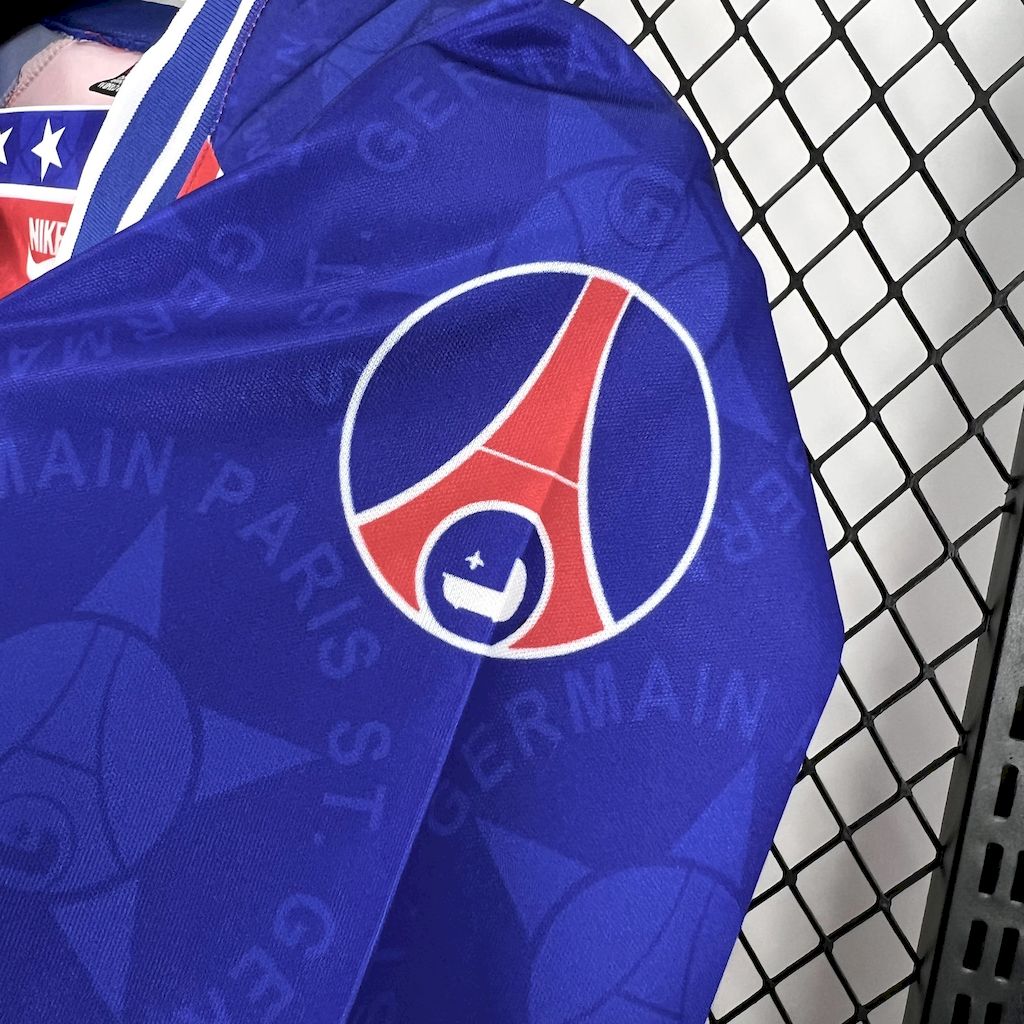 SIUjerseys-Retro Paris Saint-Germain PSG 1994-95 Home Unsponsored Jersey