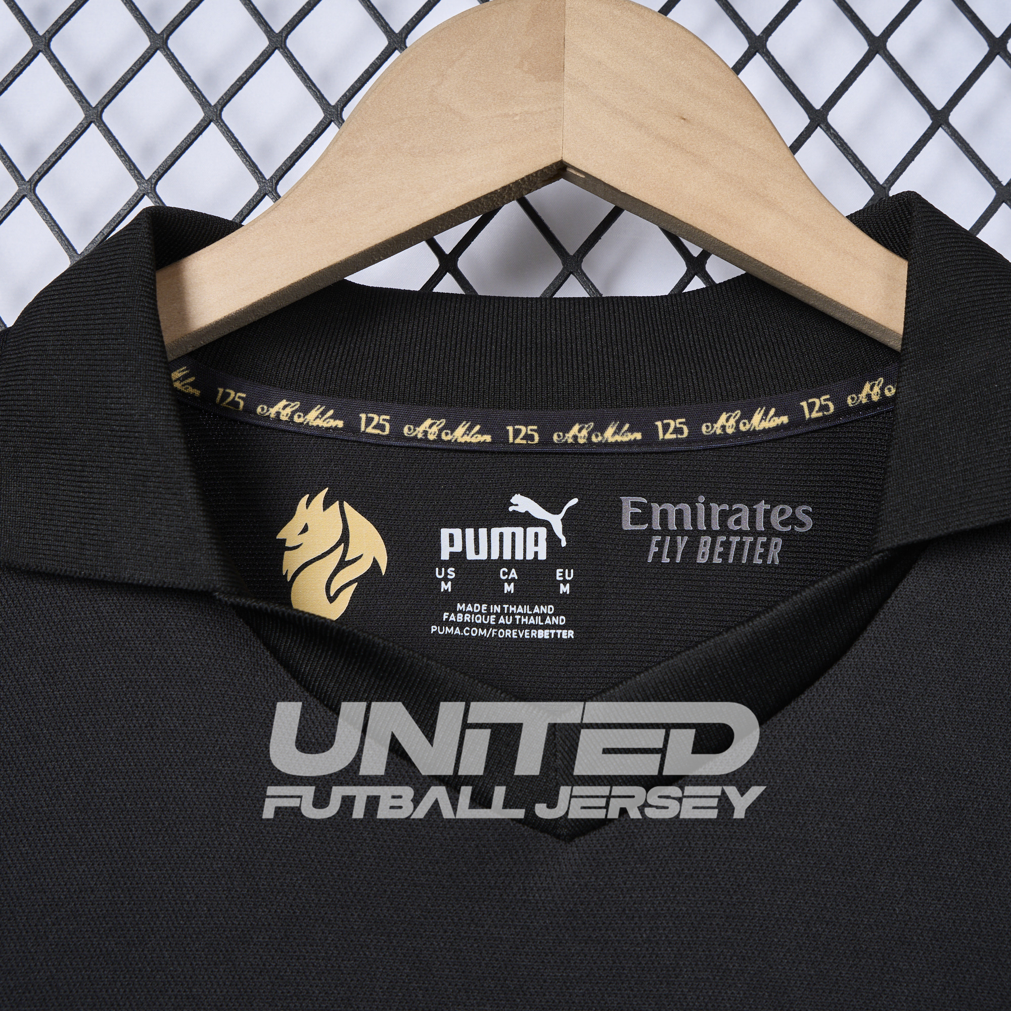 unitedfutballjersey-AC Milan 24-25 125th Anniversary Long Sleeves Black GK Jersey - Fans Version