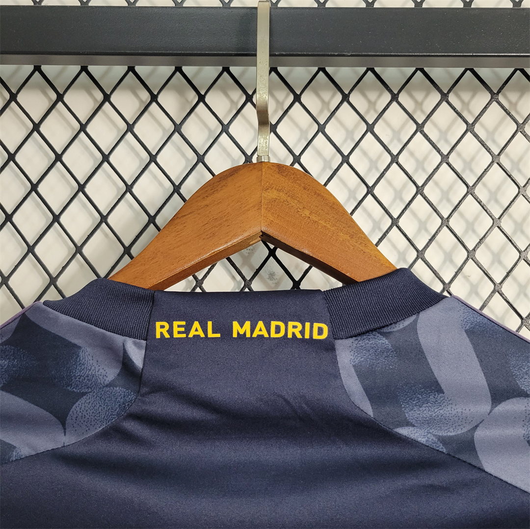 ManixJersey.com | Real Madrid 23/24 Away Blue Jersey - Fans Version -Customize Name, Number and Patch | Worldwide Shipping