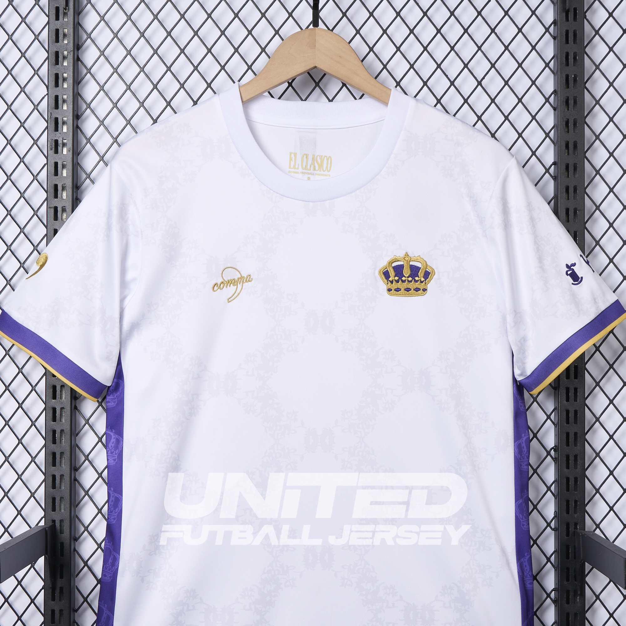 unitedfutballjersey-Real Madrid 2024-25 COMMA Gareth Bale Jersey - Fans Version