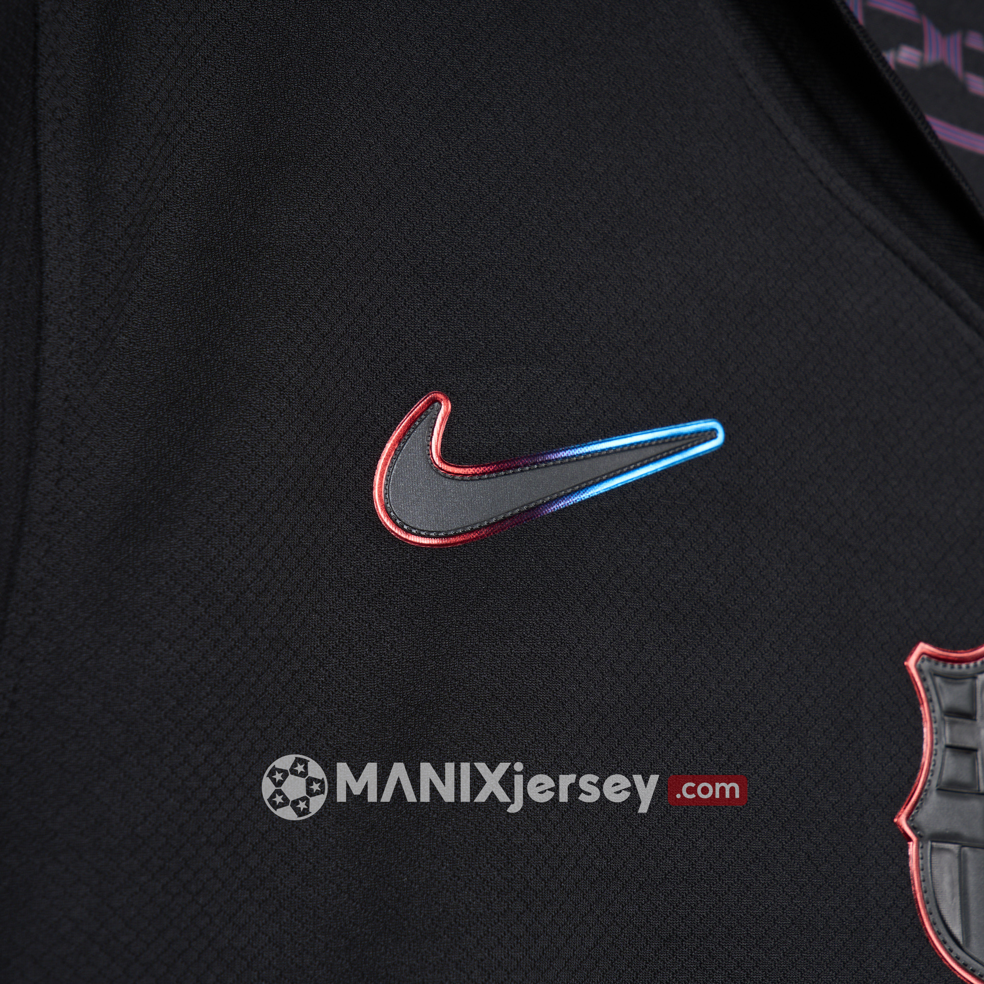 ManixJersey.com | Barcelona 24-25 Away Unsponsored Jersey - Fans Version -Customize Name, Number and Patch | Worldwide Shipping
