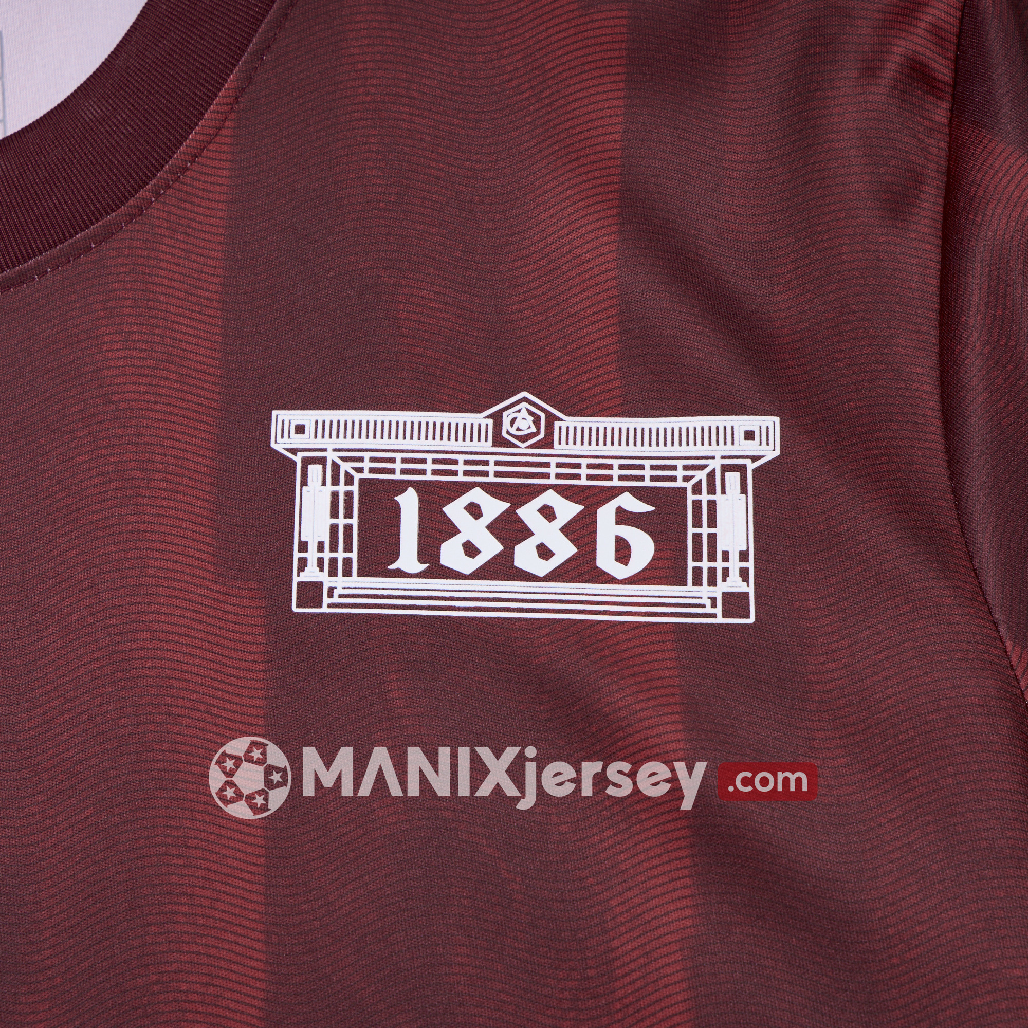 ManixJersey.com | Arsenal x Aries 24-25 Vintage Red T-shirts -Customize Name, Number and Patch | Worldwide Shipping
