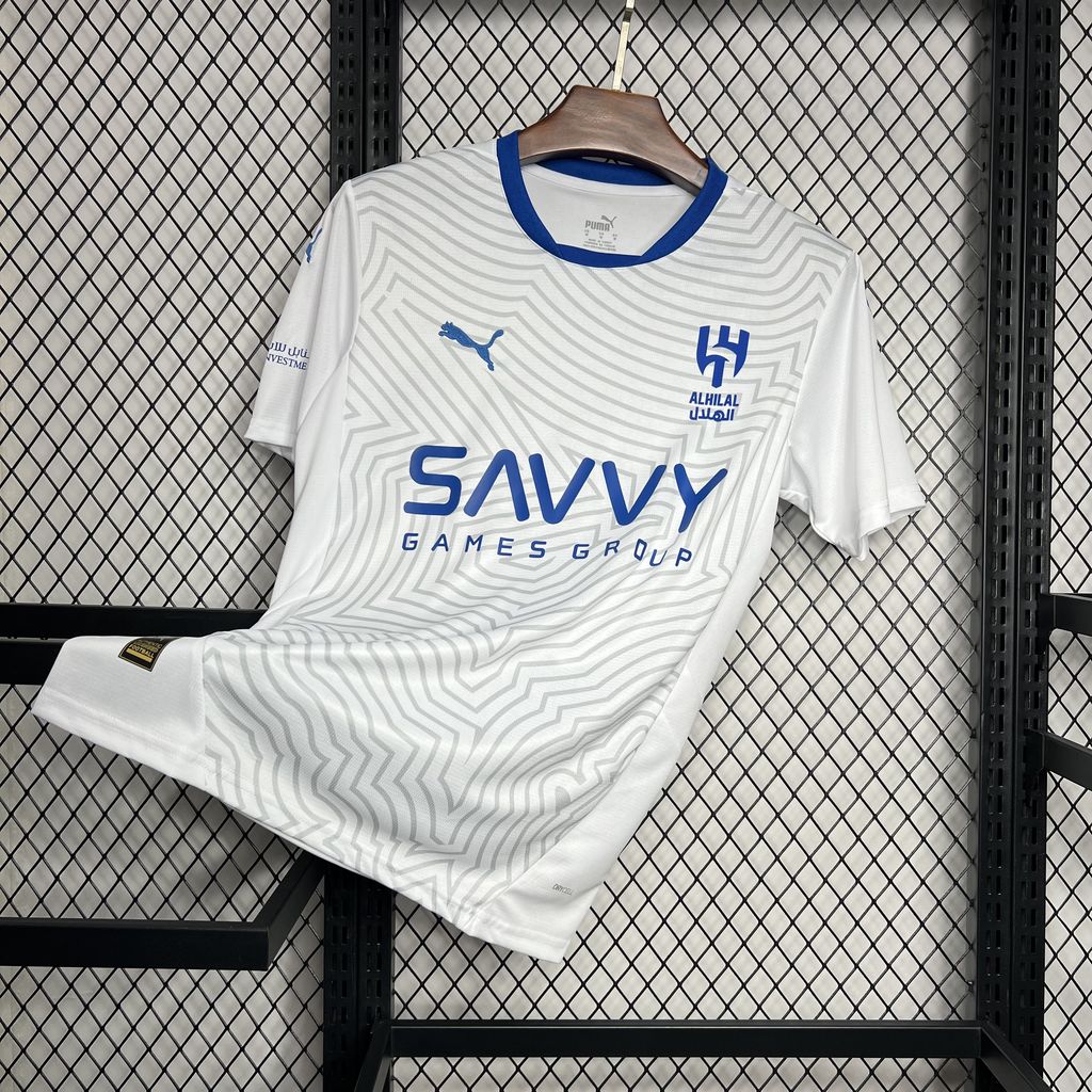 JerseysGala.com | Al Hilal Riyadh Crescent 24-25 Away Jersey - Fans Version -Customize Name, Number and Patch | Worldwide Shipping