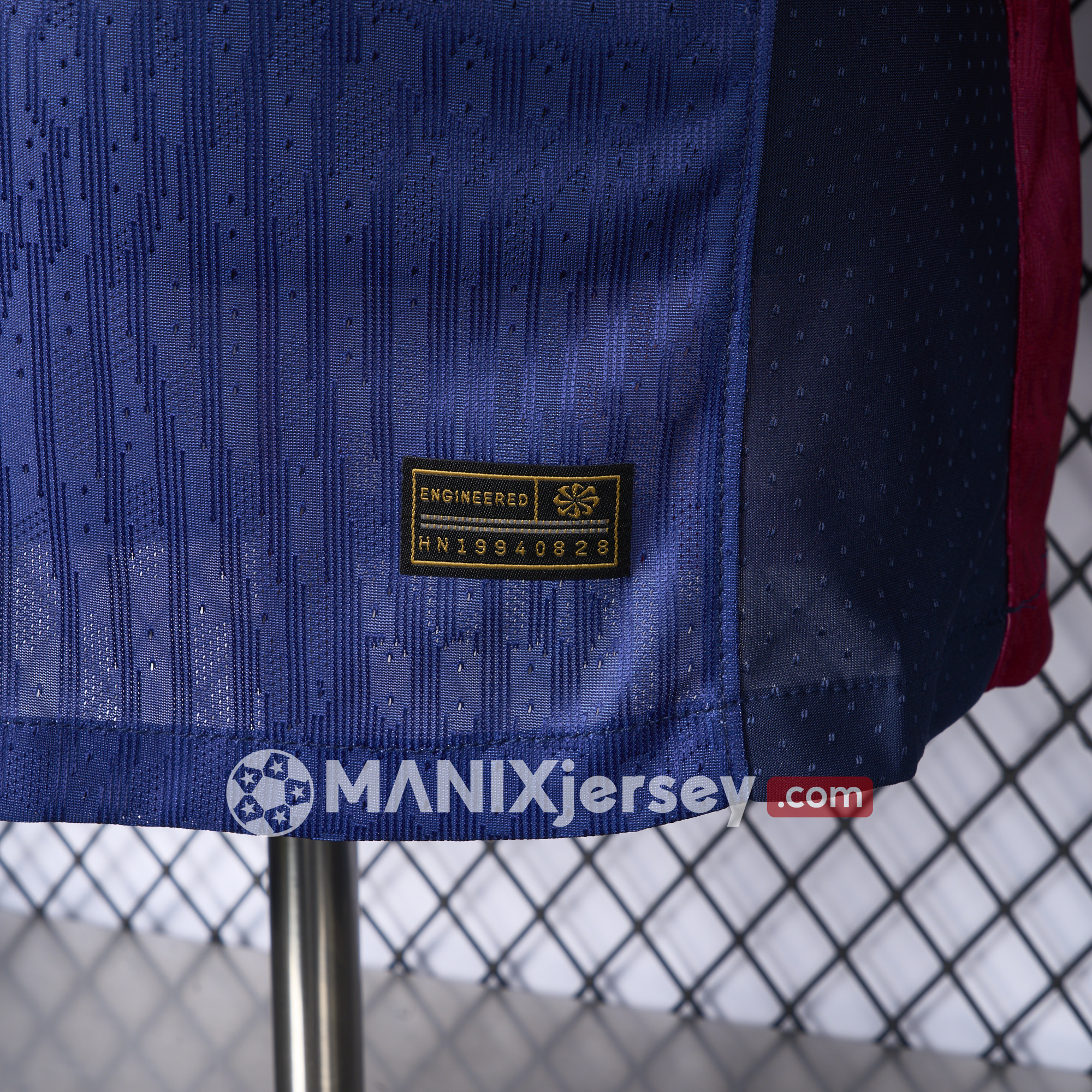 ManixJersey.com | Barcelona 24-25 Home Unsponsored Anniversary Jersey - Player Version -Customize Name, Number and Patch | Worldwide Shipping