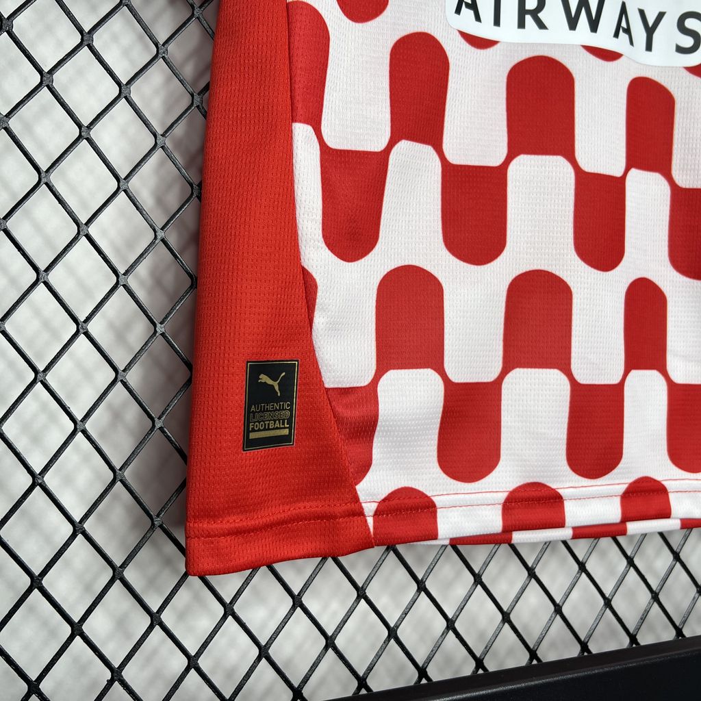 ManixJersey.com | Girona 24-25 Home Stadium Kids Kit -Customize Name, Number and Patch | Worldwide Shipping