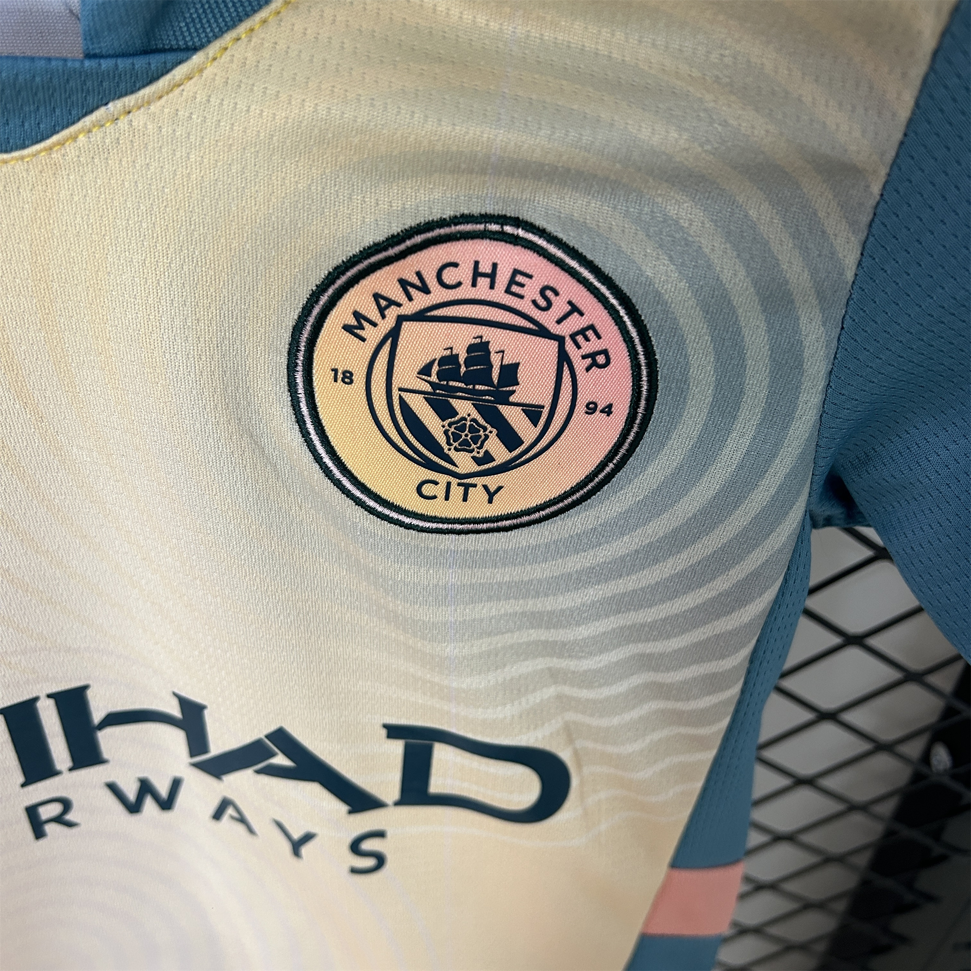 ManixJersey.com | Manchester City 24-25 Fourth Kids Kit -Customize Name, Number and Patch | Worldwide Shipping