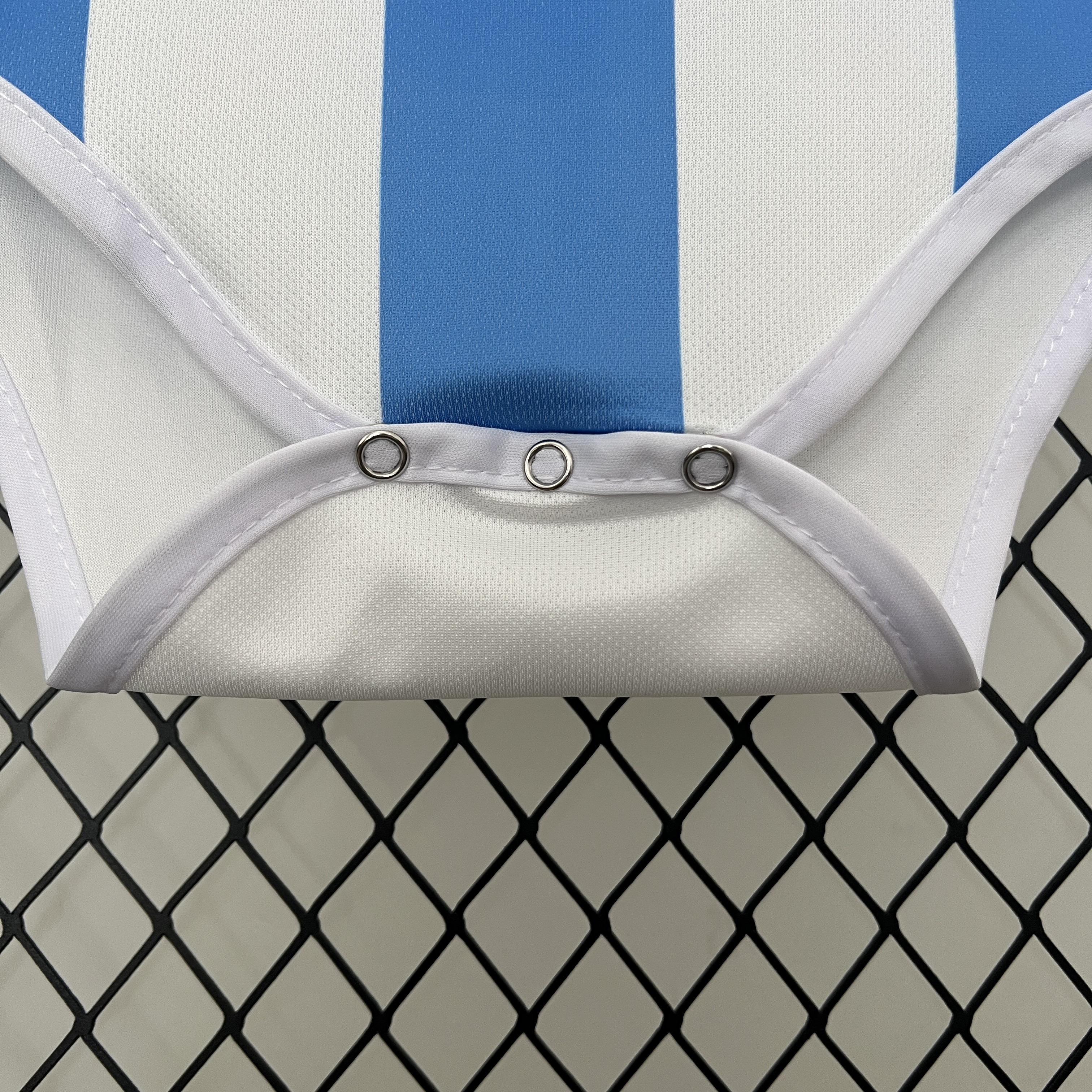 ManixJersey.com | Argentina 2024 Home Baby Crawling Suit -Customize Name, Number and Patch | Worldwide Shipping