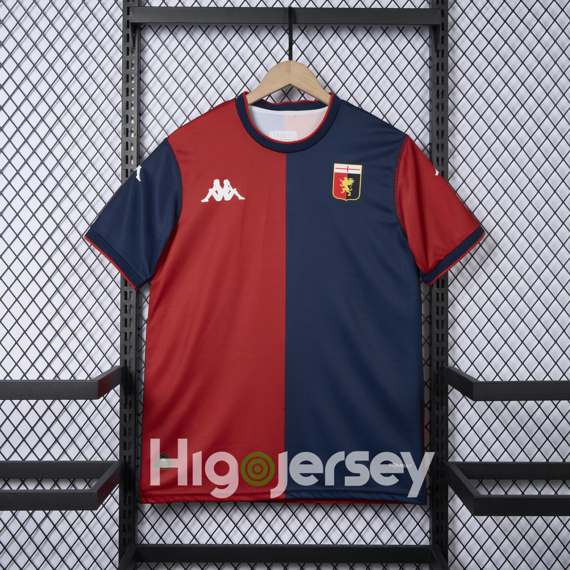 Higojerseys-Genoa 24-25 Home Unsponsored Jersey - Fans Version
