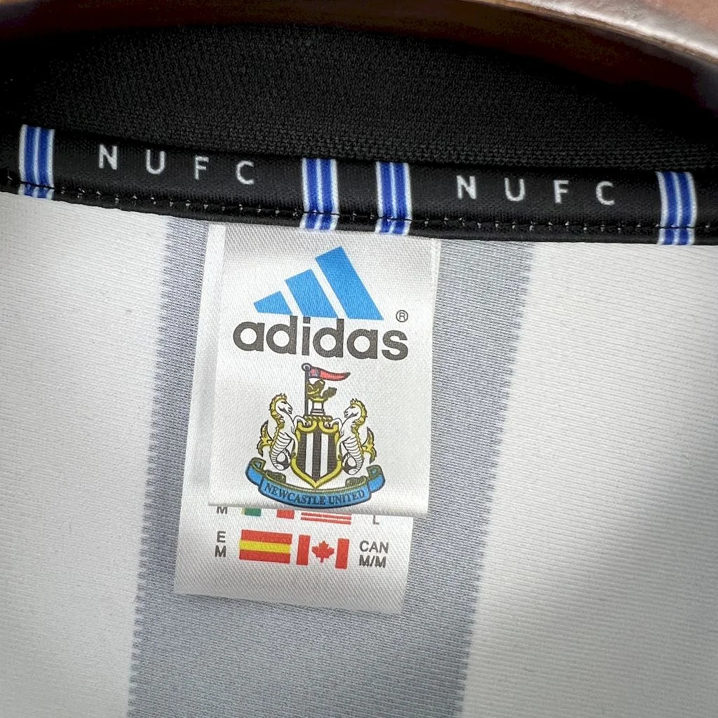 JerseysGala.com | Retro Newcastle United 1999-00 Home Jersey -Customize Name, Number and Patch | Worldwide Shipping