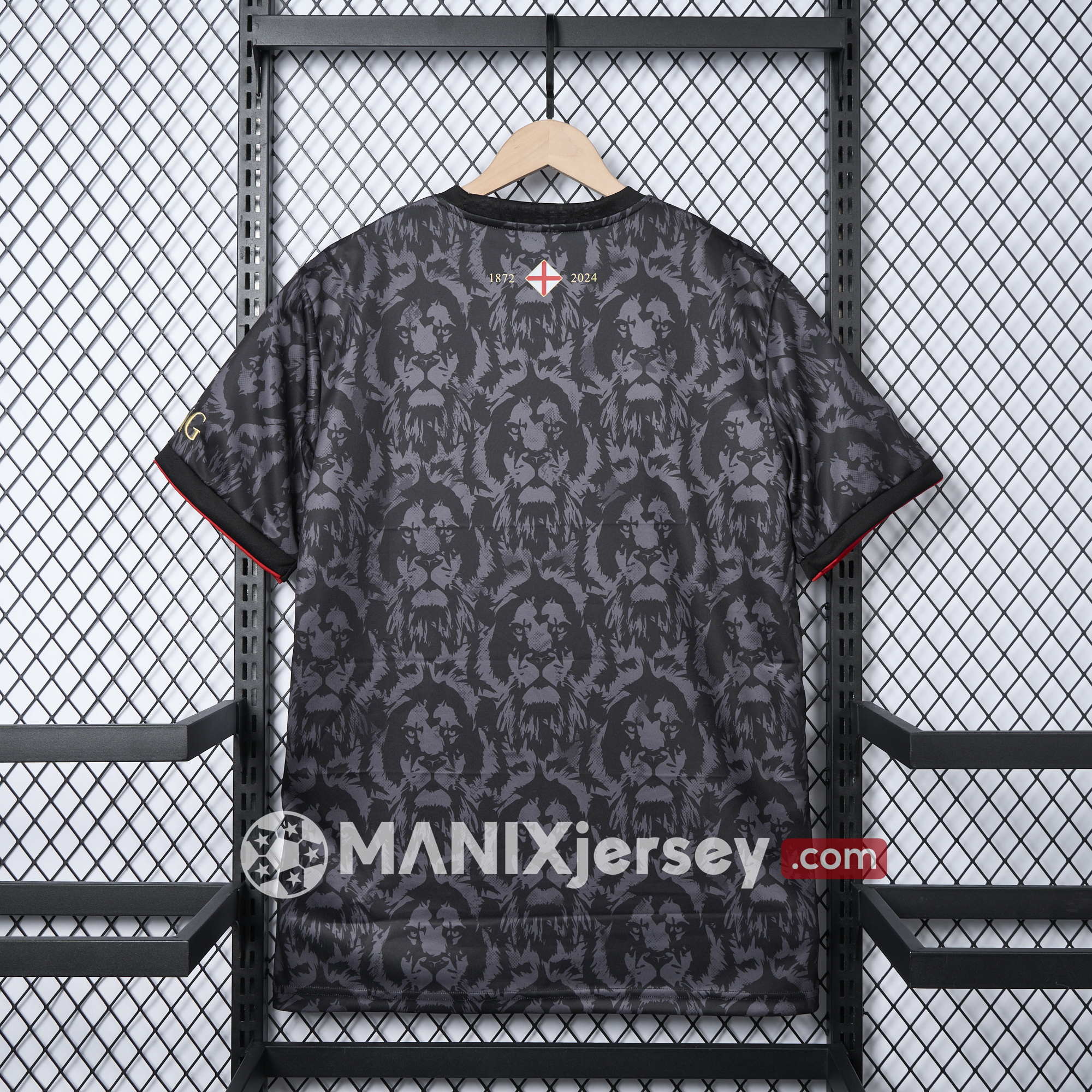 ManixJersey.com | England 2024 Black The Lions Special Edition Jersey - Fans Version -Customize Name, Number and Patch | Worldwide Shipping
