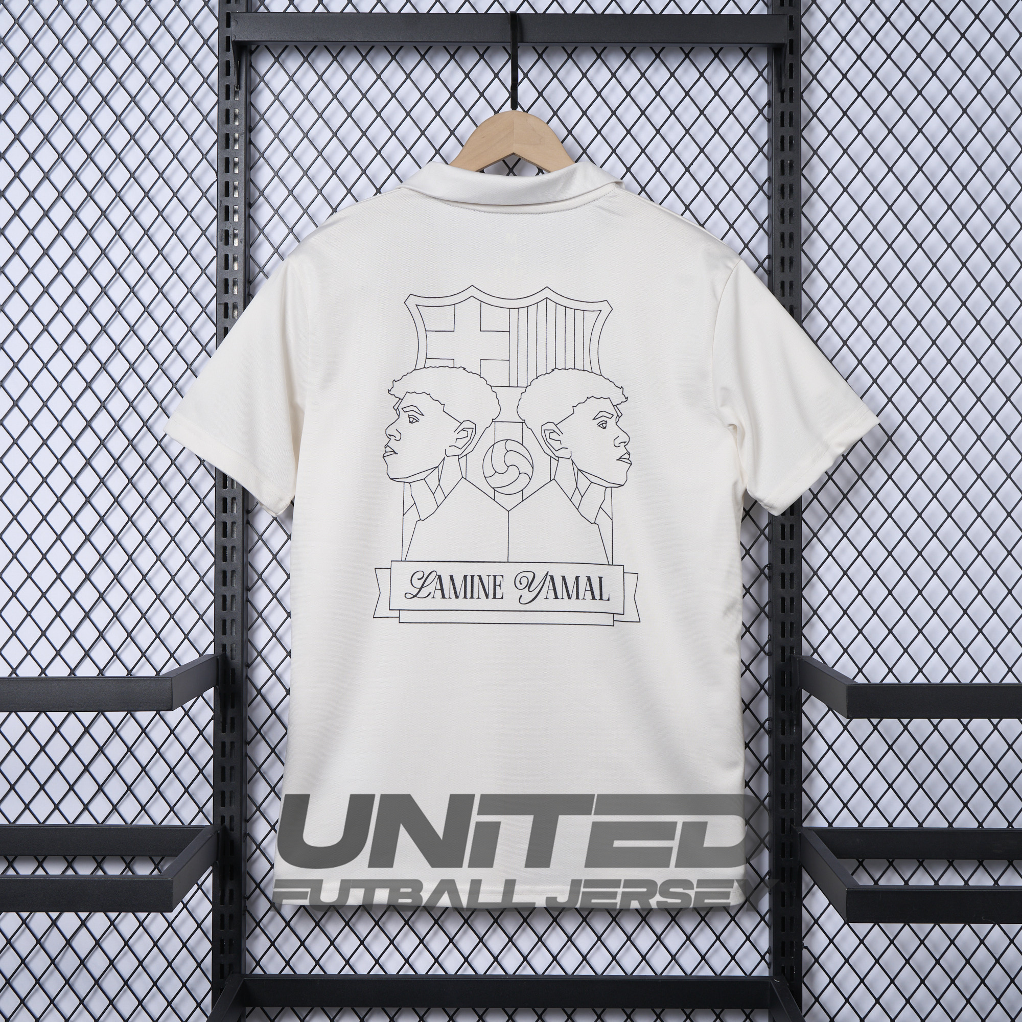 unitedfutballjersey-Barcelona 24-25 Yamal Anniversary White Jersey - Fans Version