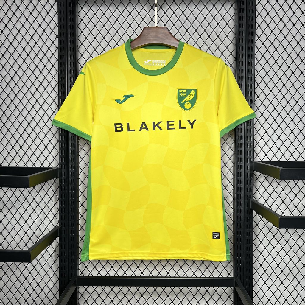 SIUjerseys-Norwich City 24-25 Home Stadium Jersey - Fans Version