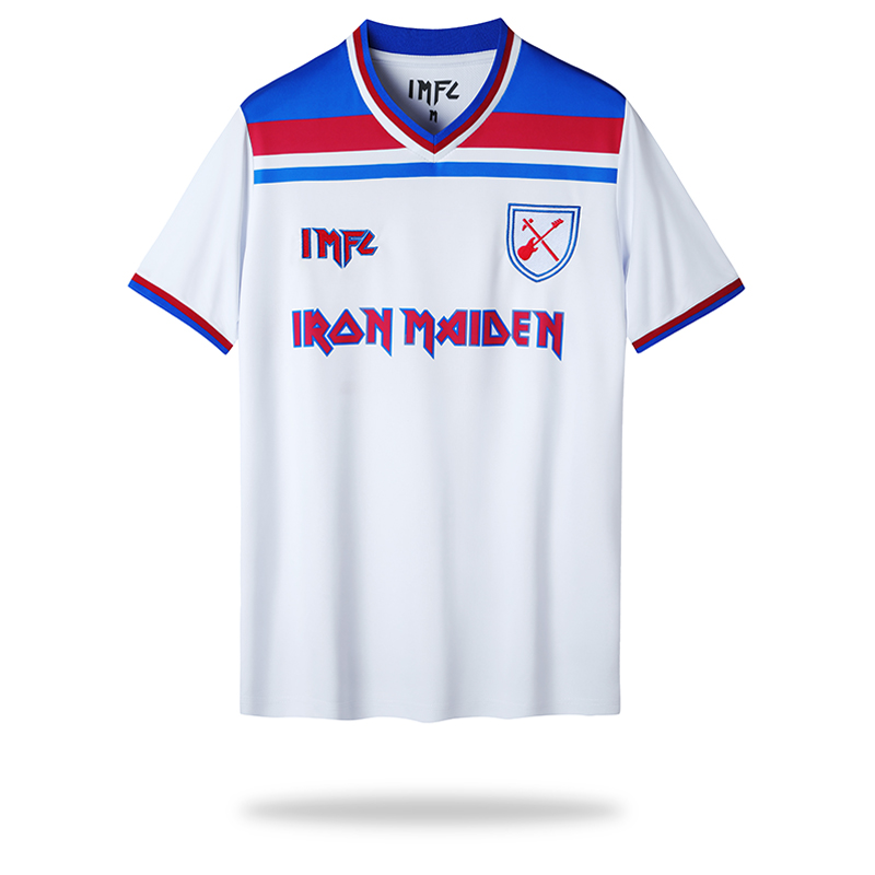 ManixJersey.com | Iron Maiden x West Ham White Special Edition Jersey - with 11 print -Customize Name, Number and Patch | Worldwide Shipping