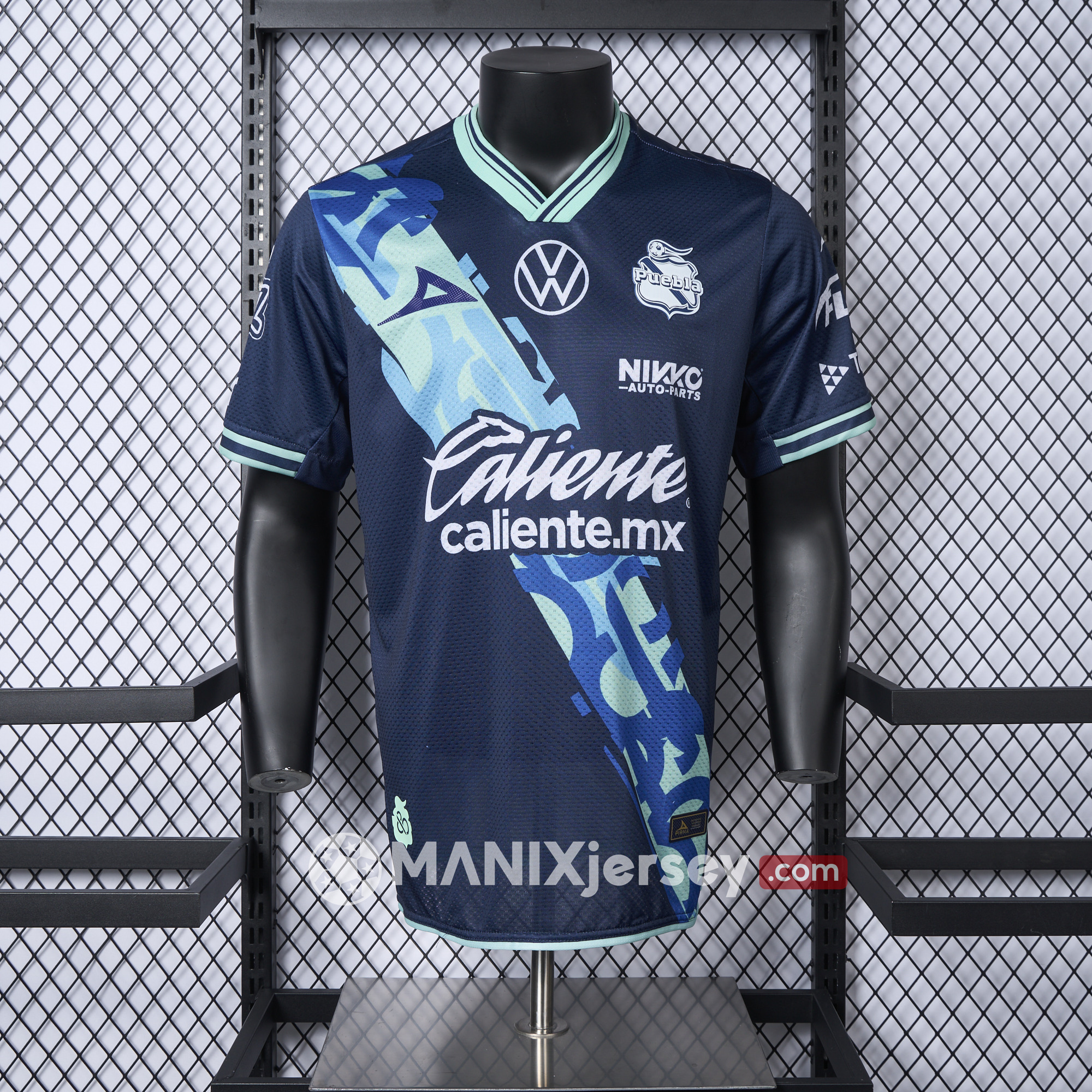 ManixJersey.com | Club Puebla 24-25 Away Jersey - Player Version -Customize Name, Number and Patch | Worldwide Shipping