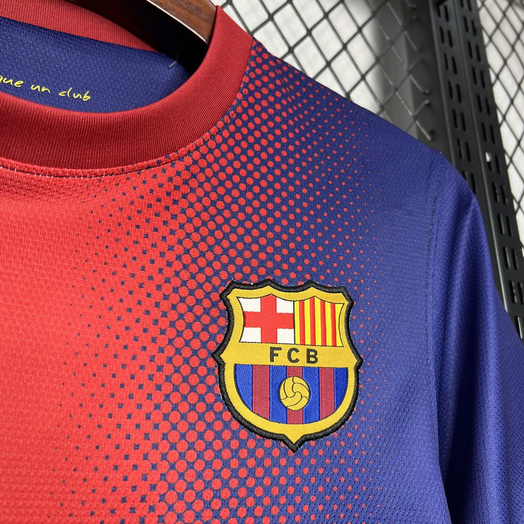 ManixJersey.com | Retro Barcelona 12-13 Home Stadium Jersey -Customize Name, Number and Patch | Worldwide Shipping