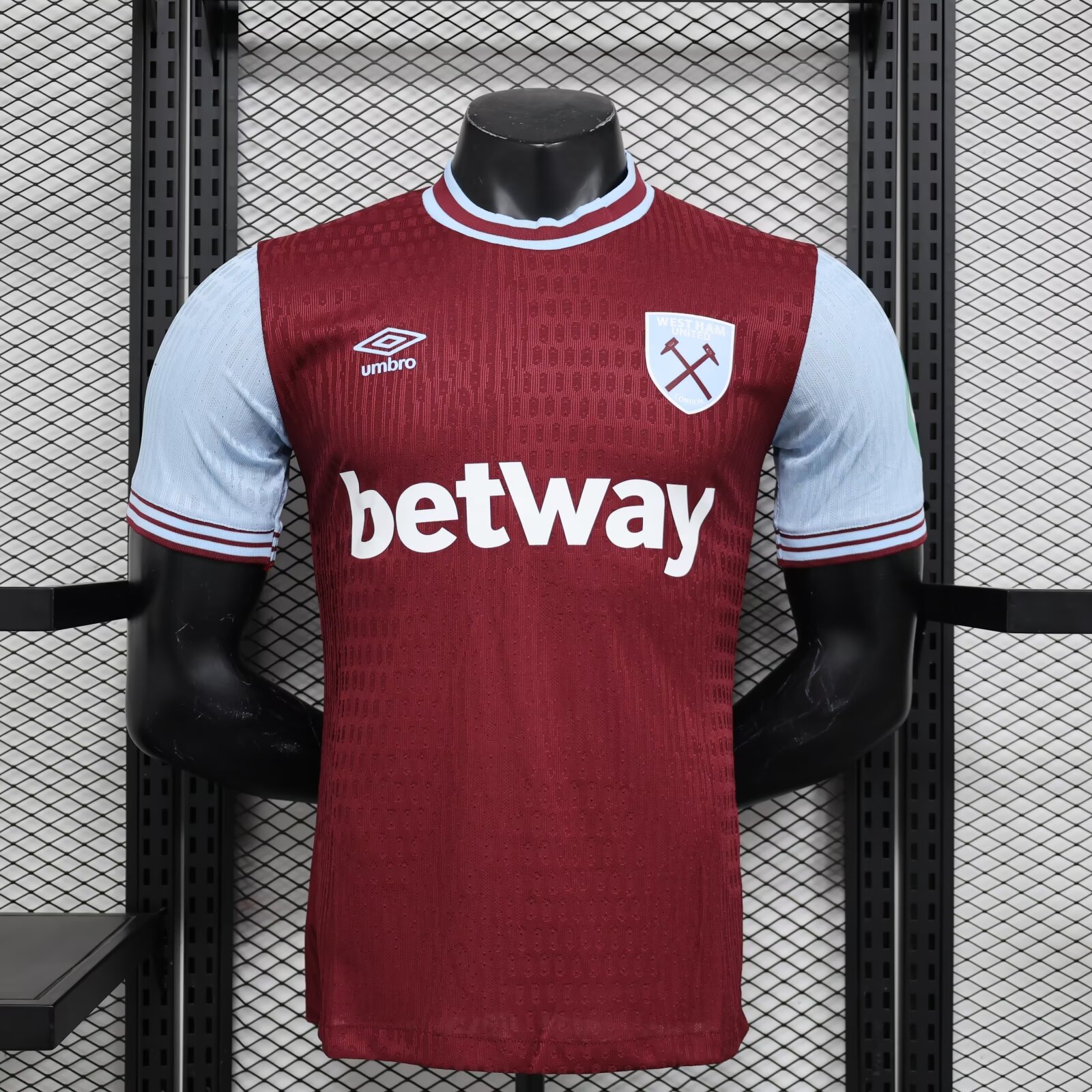ManixJersey.com | West Ham United 24-25 Home Stadium Jersey - Player Version -Customize Name, Number and Patch | Worldwide Shipping